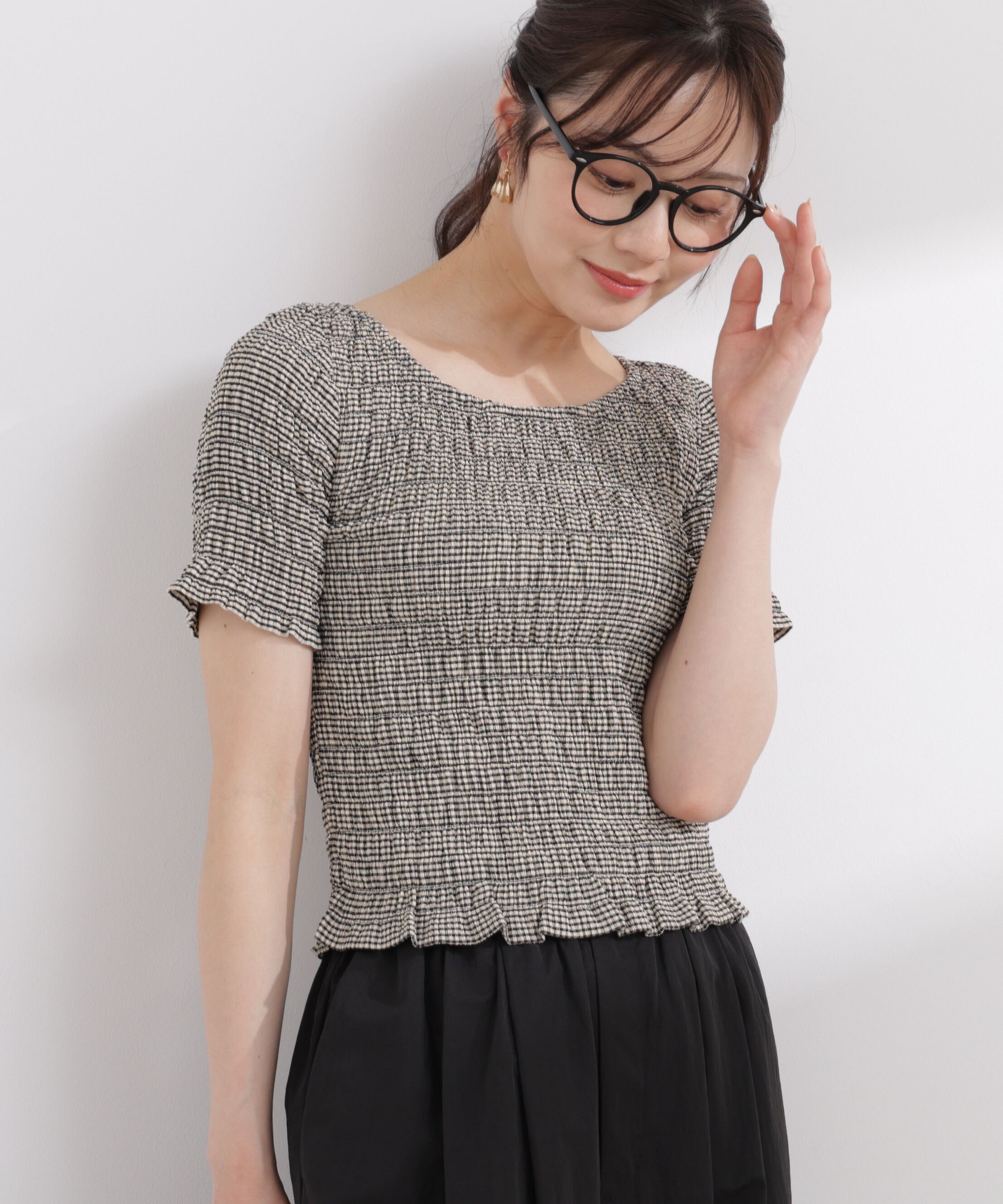 PROPORTION BODY DRESSING「バックオープンシャーリングトップス 26SS」|Tシャツ・カットソー|