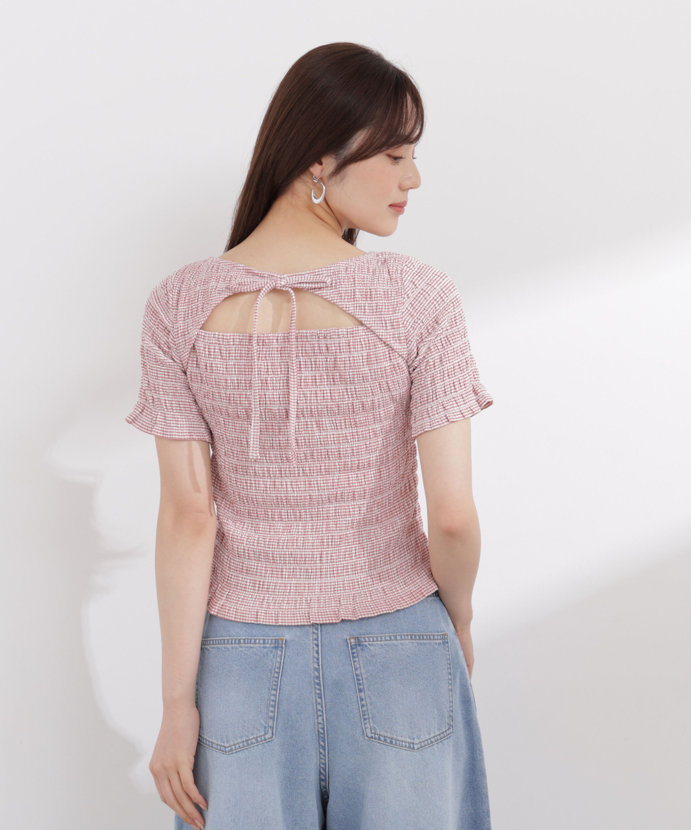 PROPORTION BODY DRESSING「バックオープンシャーリングトップス 26SS」|Tシャツ・カットソー|