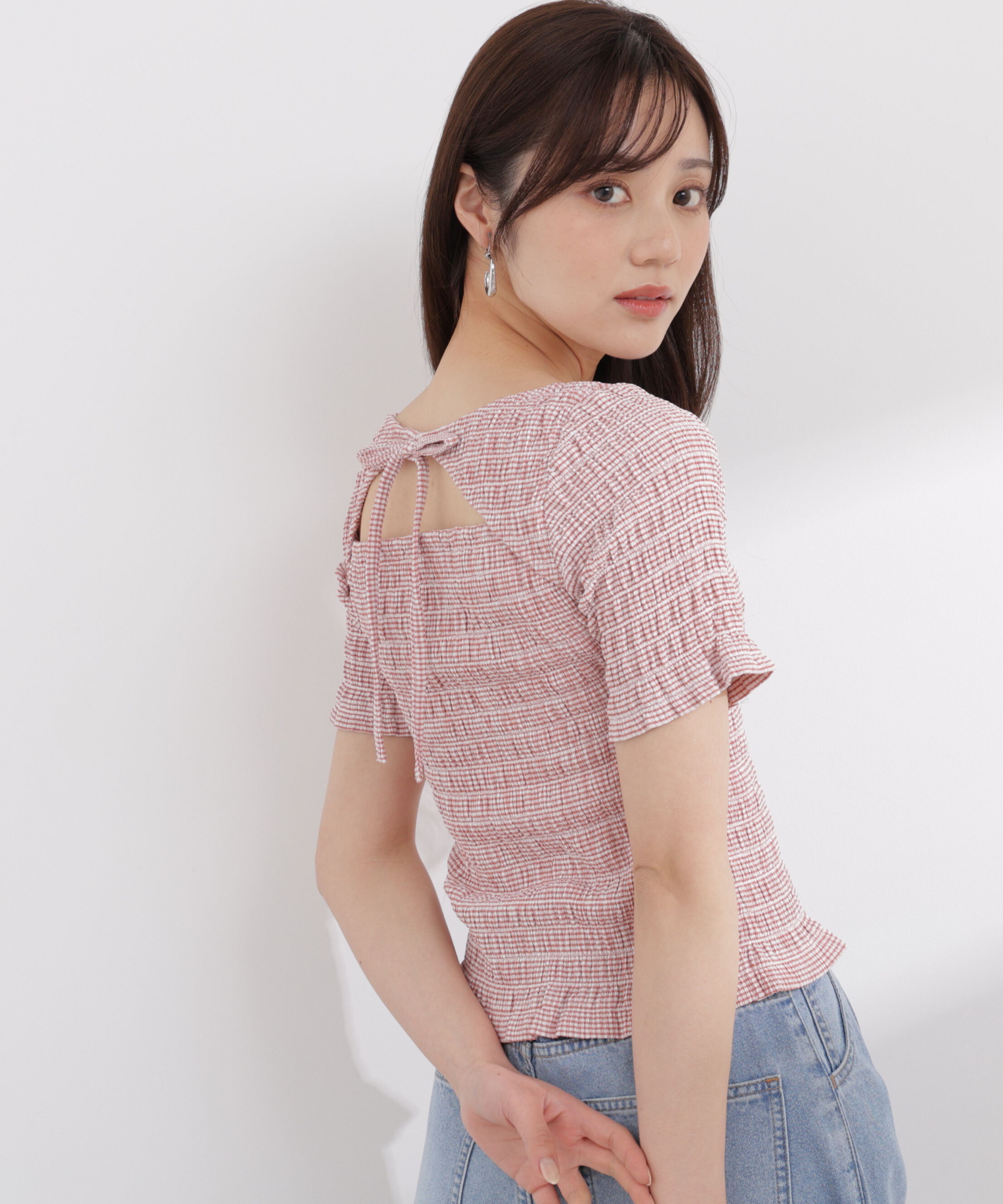 PROPORTION BODY DRESSING「バックオープンシャーリングトップス 26SS」|Tシャツ・カットソー|