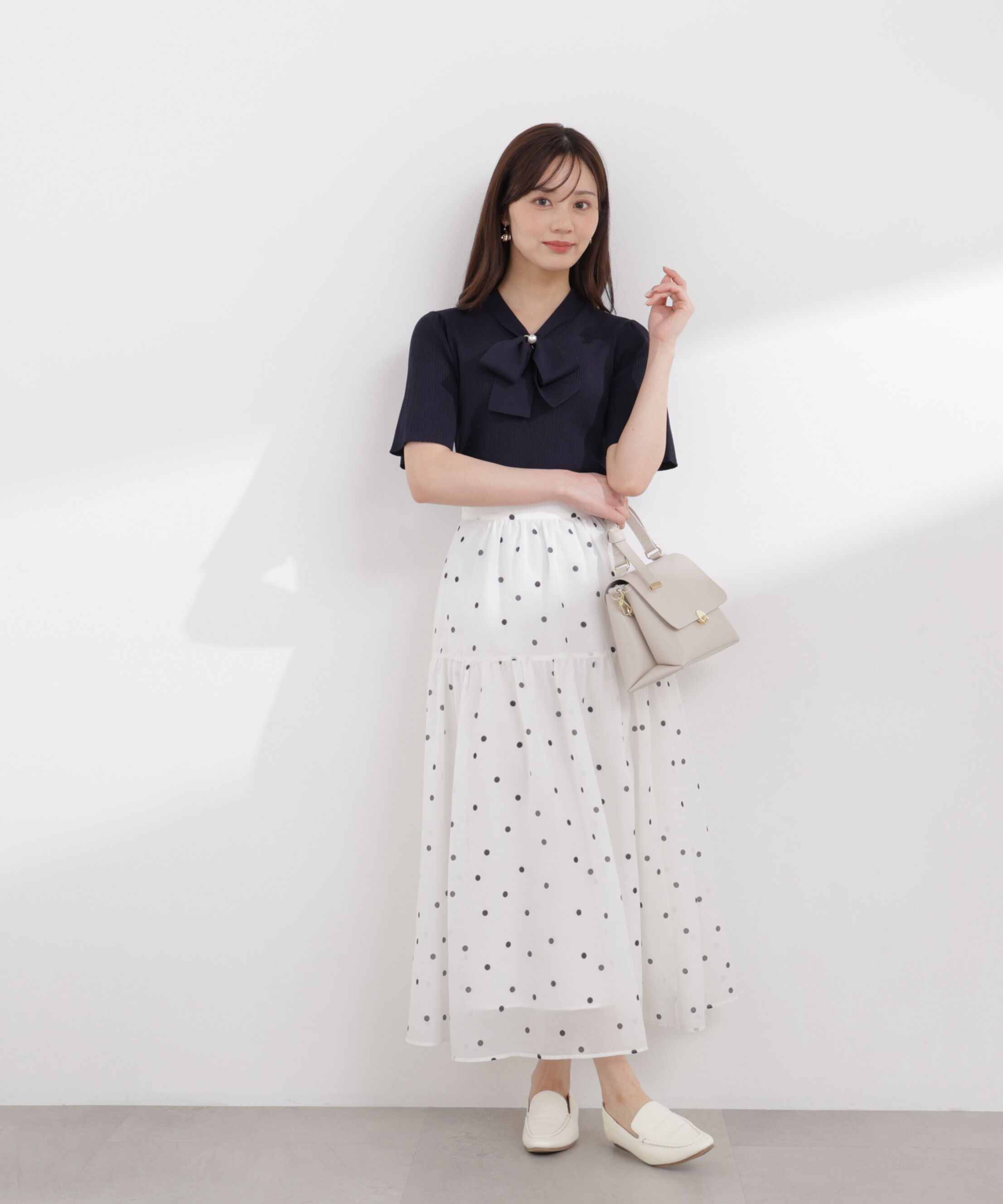 PROPORTION BODY DRESSING「3wayタイ付きニット 26SS」|ニット・セーター|