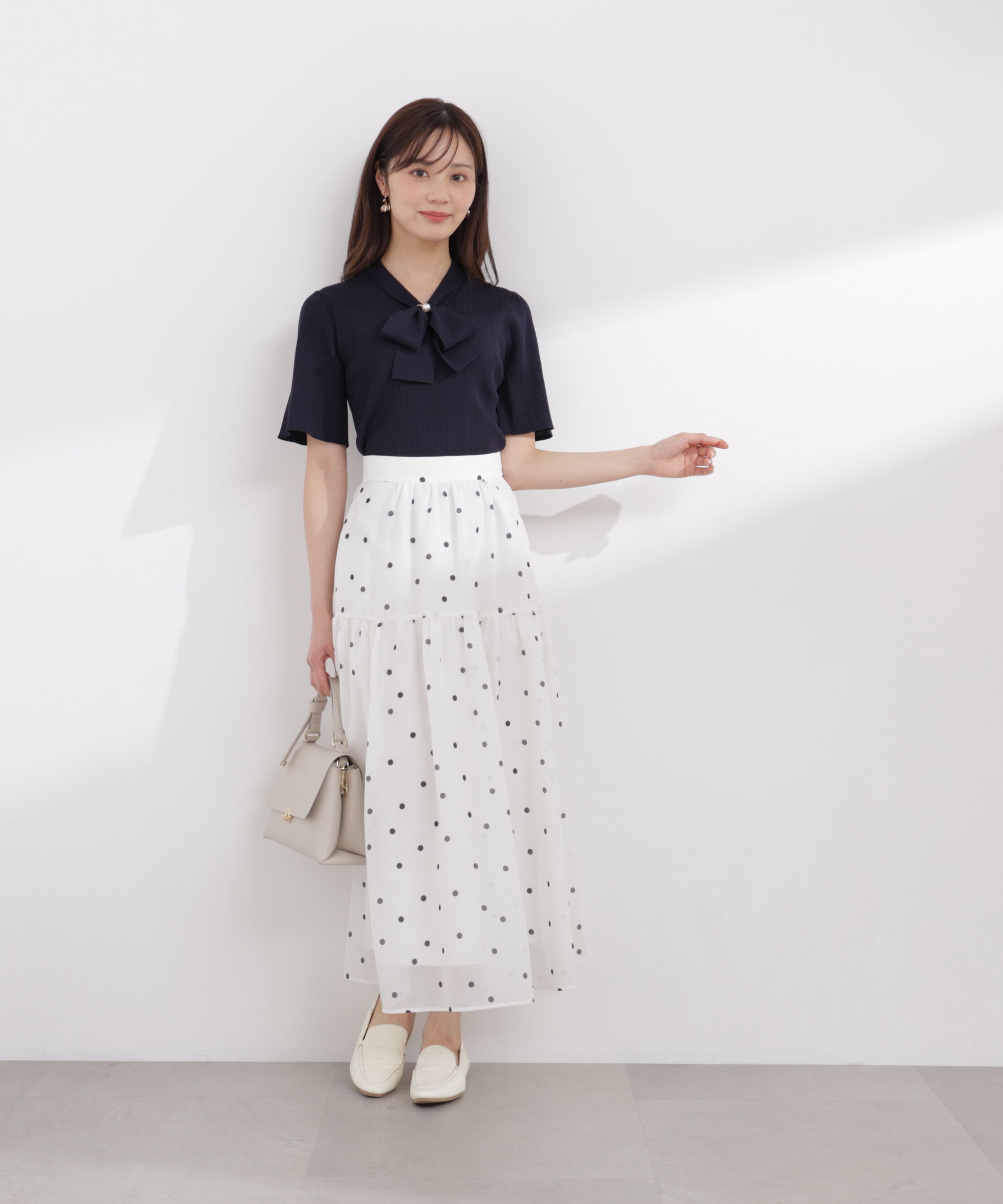 PROPORTION BODY DRESSING「3wayタイ付きニット 26SS」|ニット・セーター|