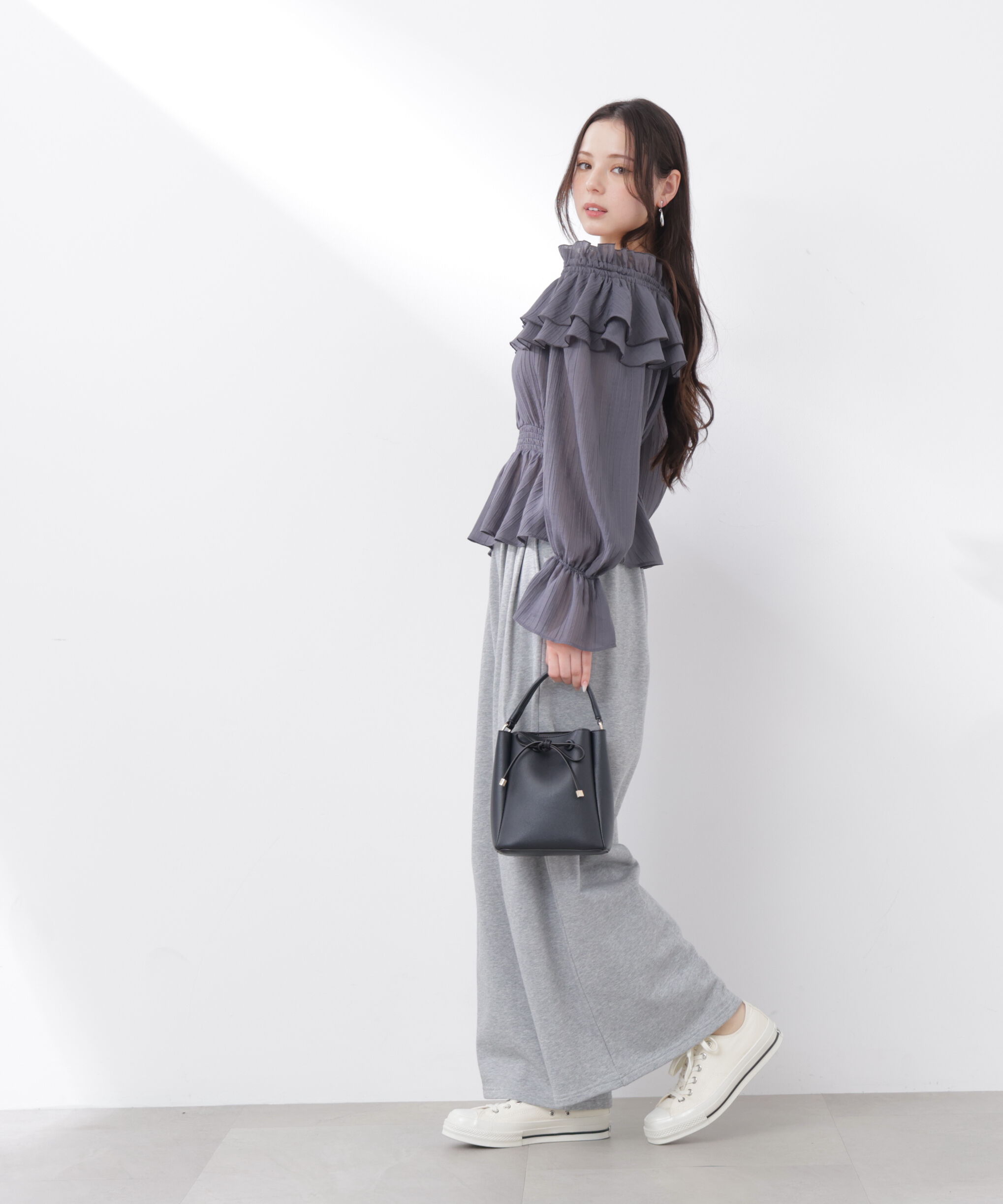 PROPORTION BODY DRESSING「<ｳｫｯｼｬﾌﾞﾙ>《EDIT COLOGNE》ｵﾌｼｮﾙｼｱｰｼｬｰﾘﾝｸﾞﾌﾞﾗ  」|シャツ・ブラウス|