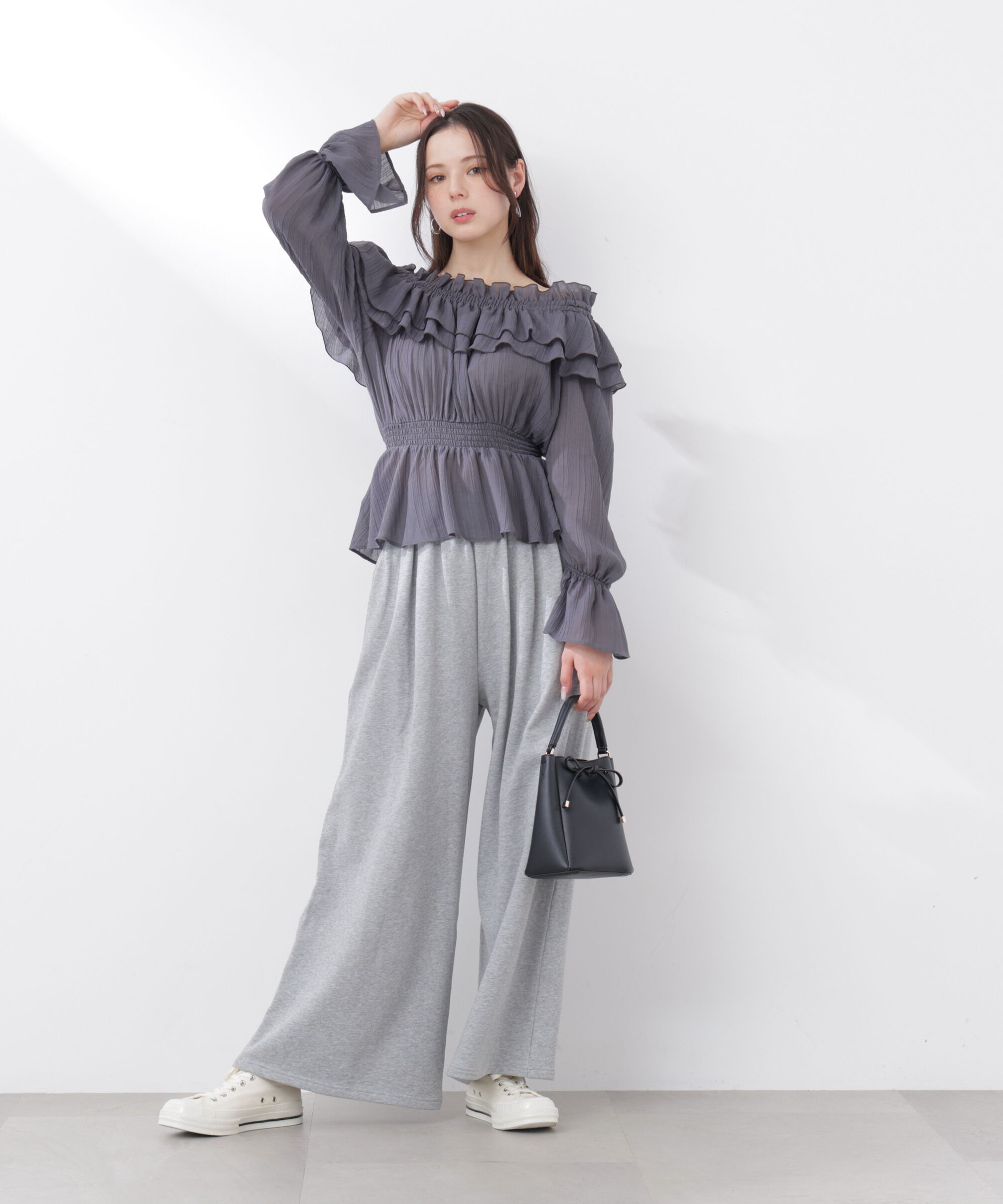 PROPORTION BODY DRESSING「<ｳｫｯｼｬﾌﾞﾙ>《EDIT COLOGNE》ｵﾌｼｮﾙｼｱｰｼｬｰﾘﾝｸﾞﾌﾞﾗ  」|シャツ・ブラウス|