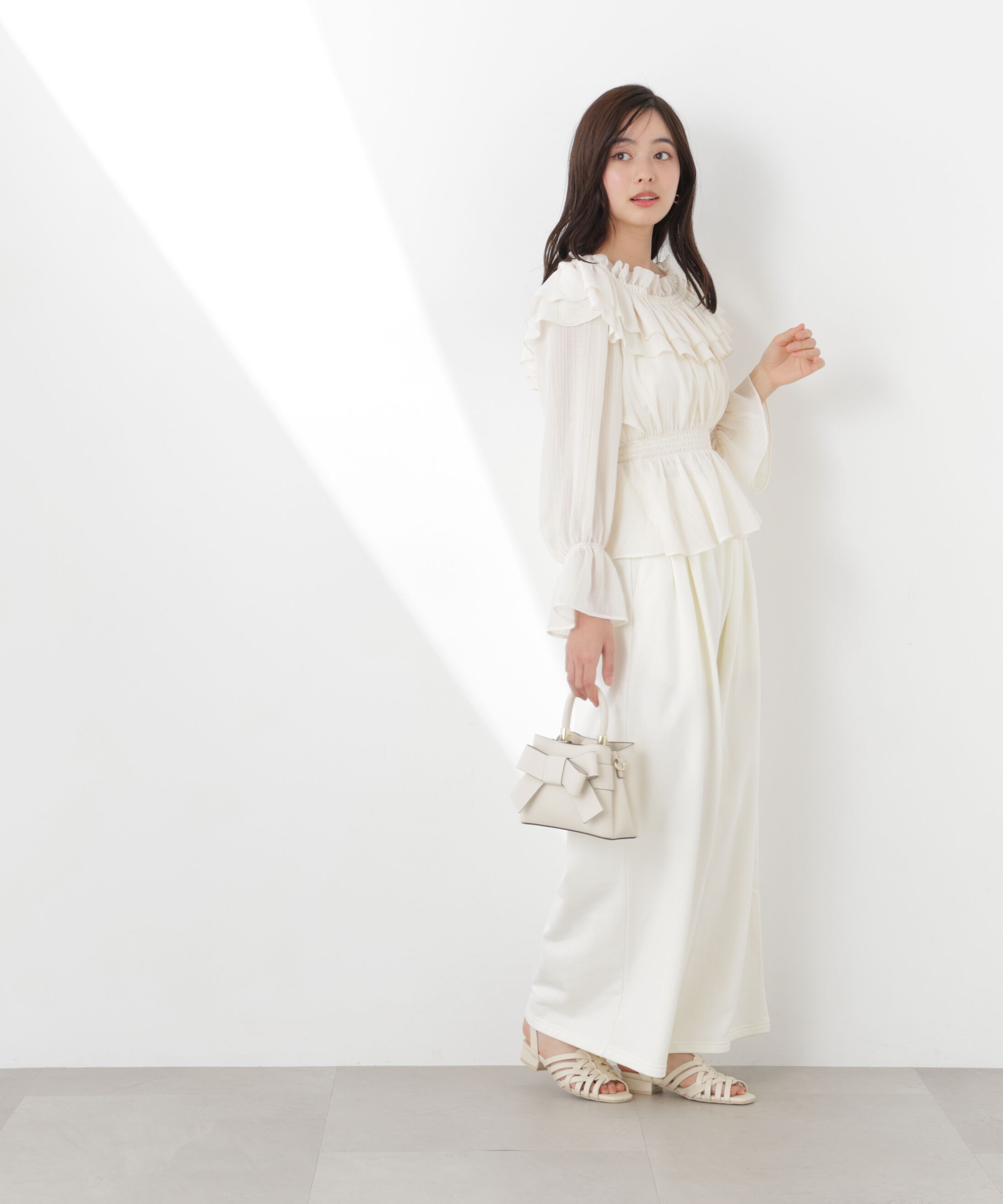 PROPORTION BODY DRESSING「<ｳｫｯｼｬﾌﾞﾙ>《EDIT COLOGNE》ｵﾌｼｮﾙｼｱｰｼｬｰﾘﾝｸﾞﾌﾞﾗ  」|シャツ・ブラウス|