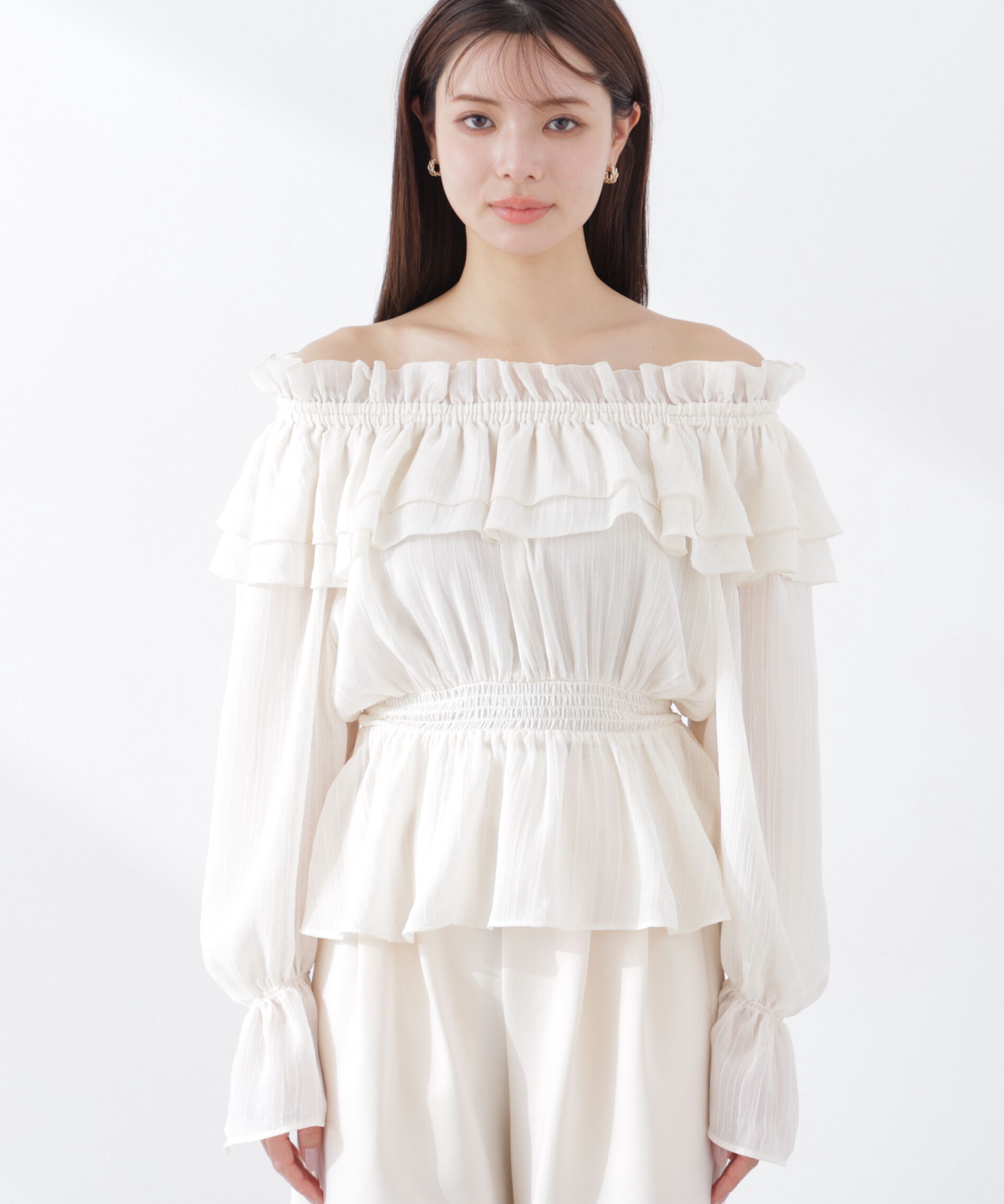 PROPORTION BODY DRESSING「<ｳｫｯｼｬﾌﾞﾙ>《EDIT COLOGNE》ｵﾌｼｮﾙｼｱｰｼｬｰﾘﾝｸﾞﾌﾞﾗ  」|シャツ・ブラウス|