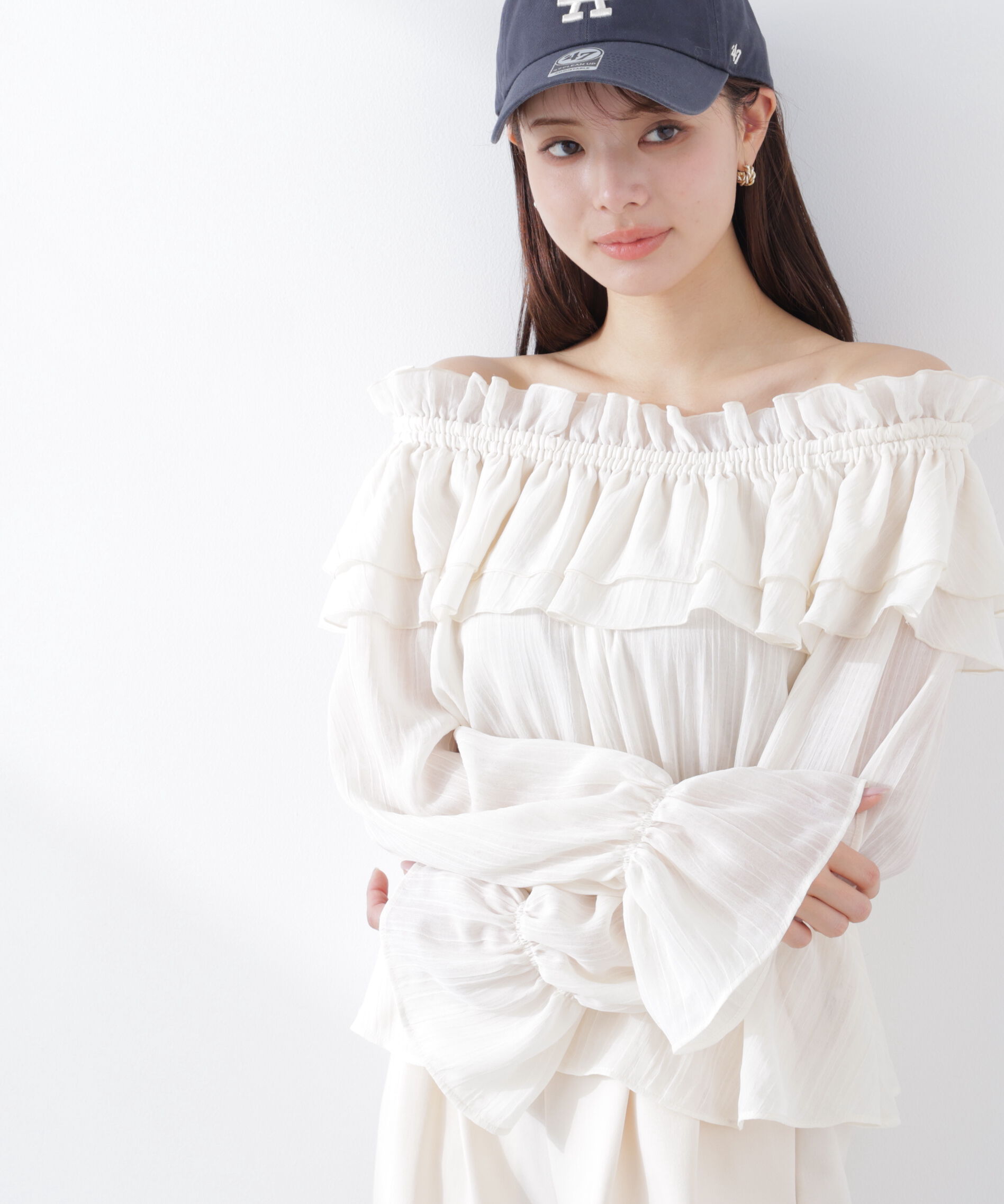 PROPORTION BODY DRESSING「<ｳｫｯｼｬﾌﾞﾙ>《EDIT COLOGNE》ｵﾌｼｮﾙｼｱｰｼｬｰﾘﾝｸﾞﾌﾞﾗ  」|シャツ・ブラウス|