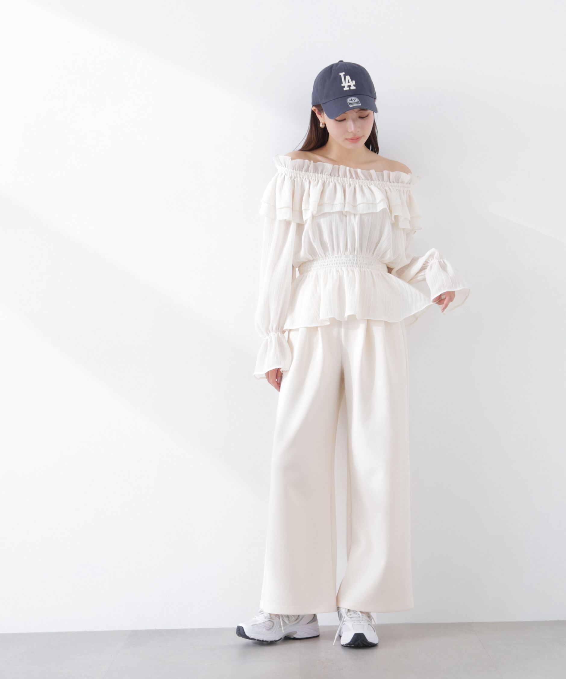 PROPORTION BODY DRESSING「<ｳｫｯｼｬﾌﾞﾙ>《EDIT COLOGNE》ｵﾌｼｮﾙｼｱｰｼｬｰﾘﾝｸﾞﾌﾞﾗ  」|シャツ・ブラウス|