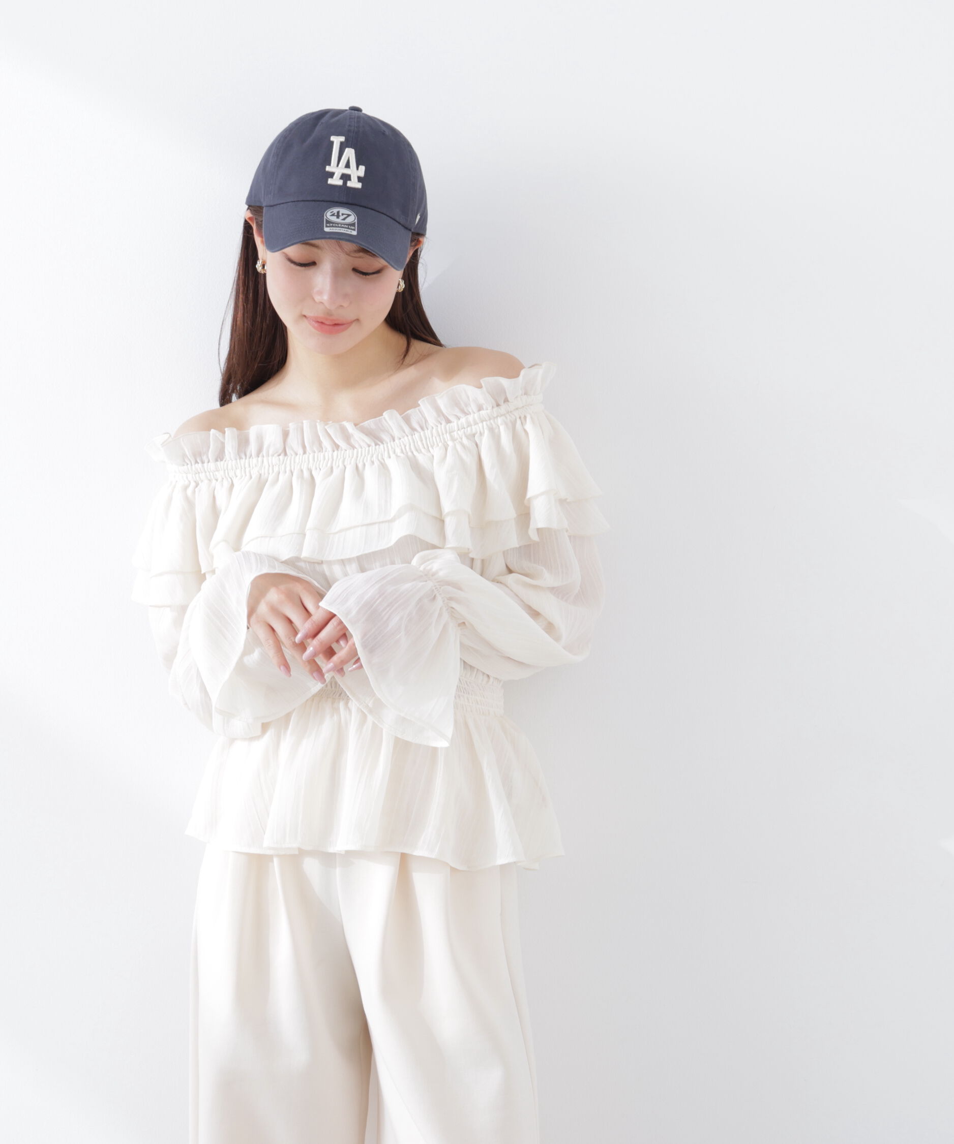 PROPORTION BODY DRESSING「<ｳｫｯｼｬﾌﾞﾙ>《EDIT COLOGNE》ｵﾌｼｮﾙｼｱｰｼｬｰﾘﾝｸﾞﾌﾞﾗ  」|シャツ・ブラウス|