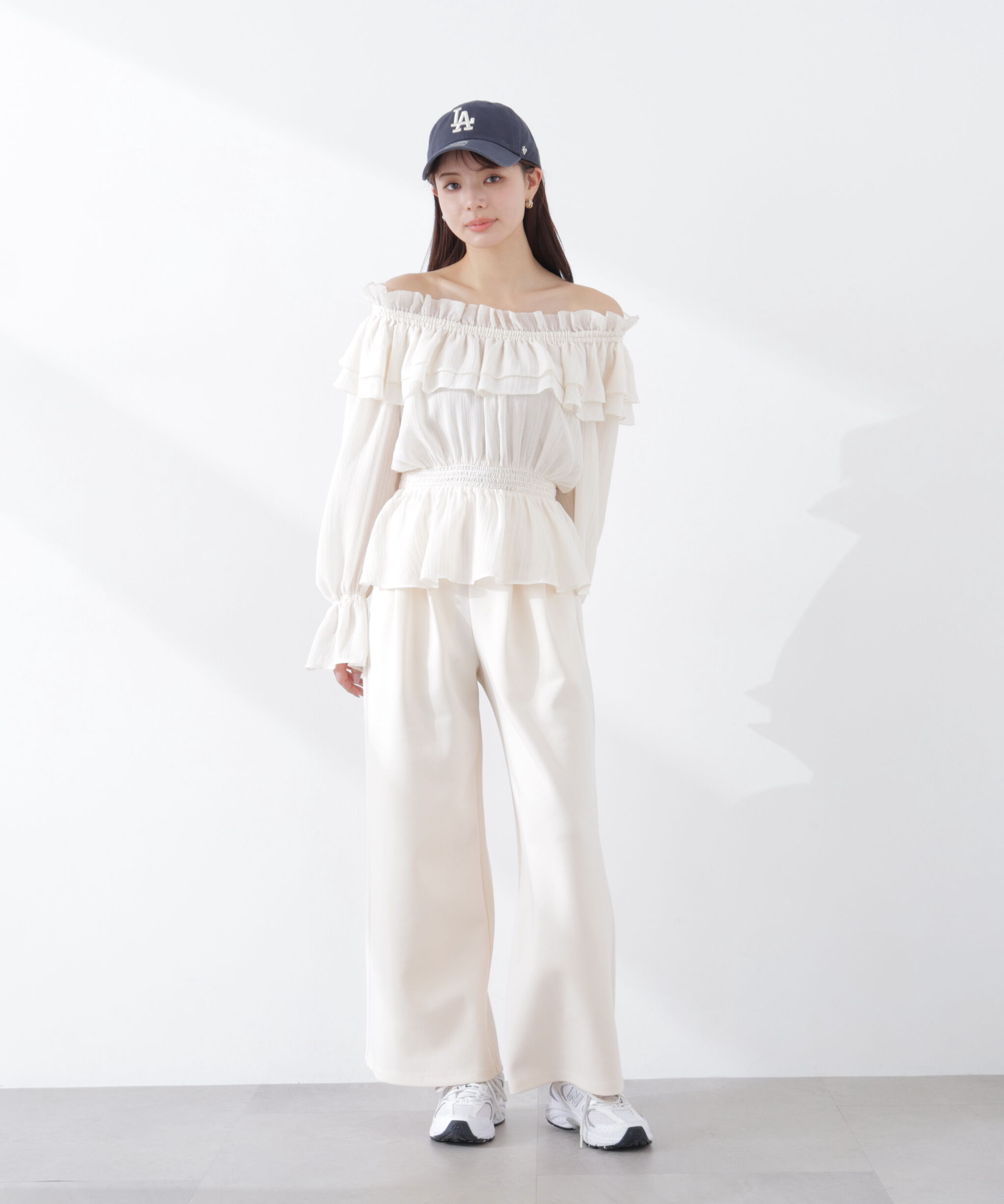 PROPORTION BODY DRESSING「<ｳｫｯｼｬﾌﾞﾙ>《EDIT COLOGNE》ｵﾌｼｮﾙｼｱｰｼｬｰﾘﾝｸﾞﾌﾞﾗ  」|シャツ・ブラウス|