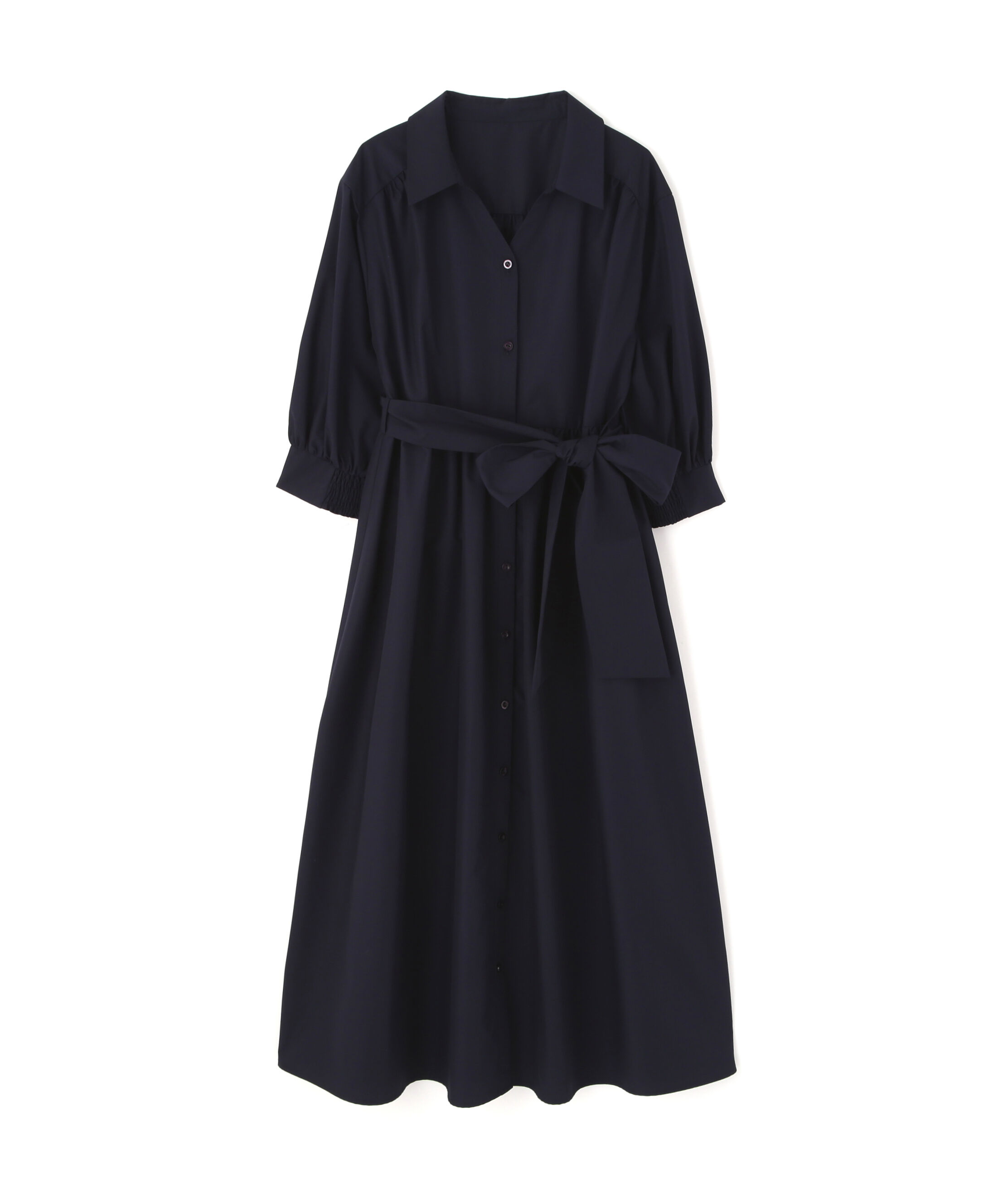 PROPORTION BODY DRESSING「リボン付きシャツワンピース　26SS」|ワンピース|