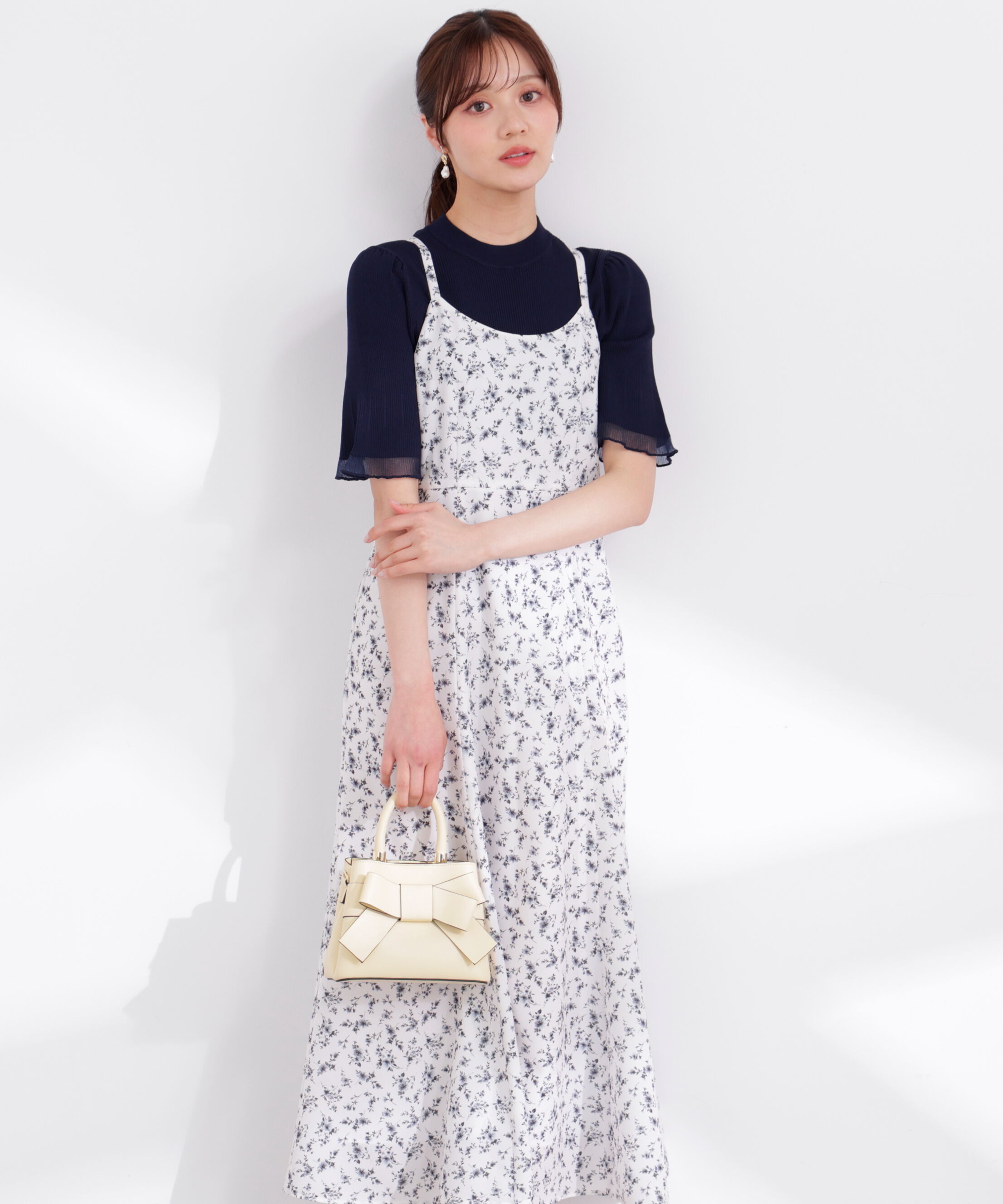 PROPORTION BODY DRESSING「花柄キャミワンピース 26SS」|ワンピース|