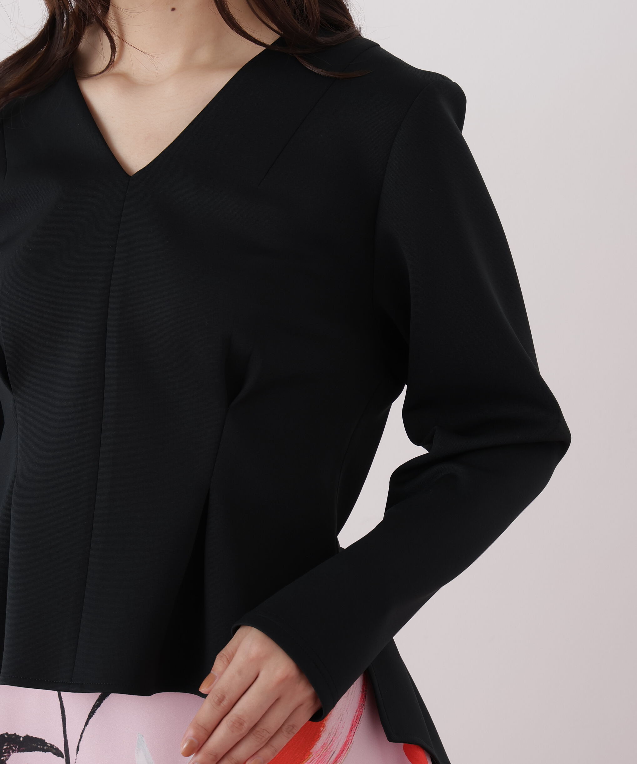  「◆タックフレアダンボールブラウス」|シャツ・ブラウス|