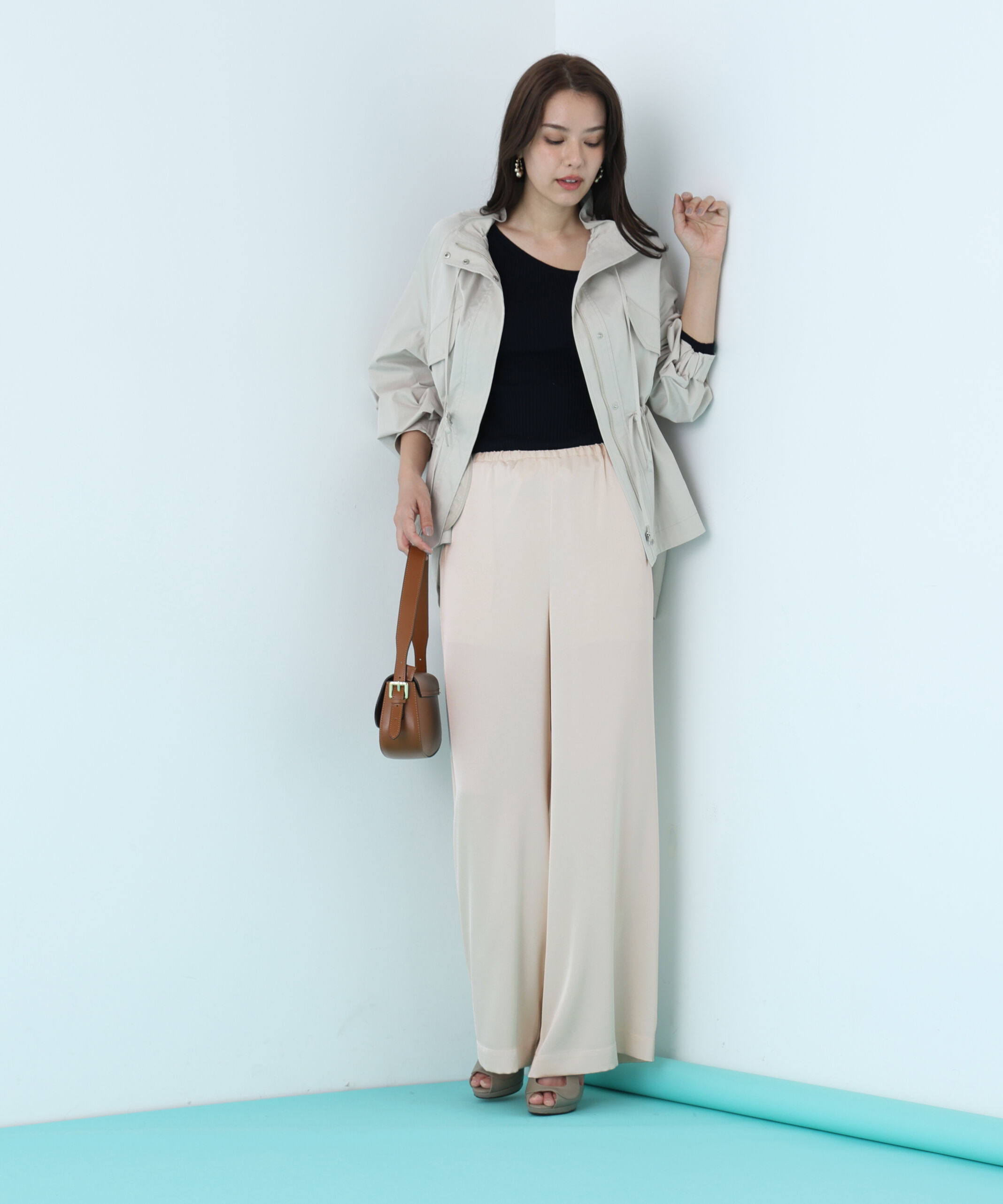  「サテンワイドパンツ」|その他|