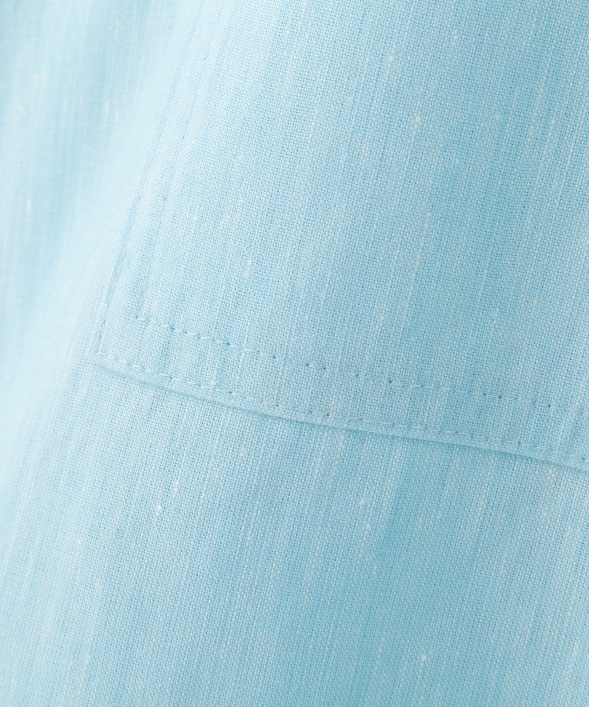  「◆コットンリネンシャンブレーハーフスリーブボックスシャツ」|シャツ・ブラウス|