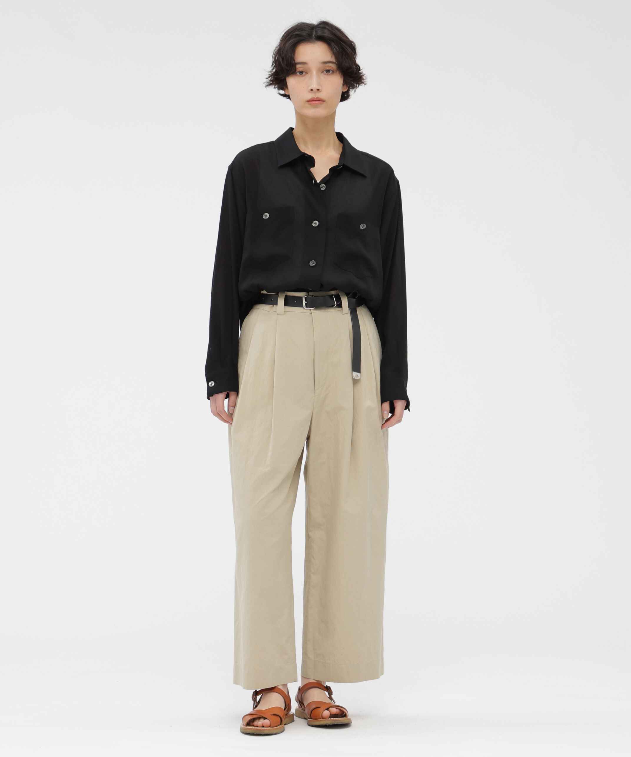  「CUPRA VOILE PANAMA SHIRT」|シャツ・ブラウス|