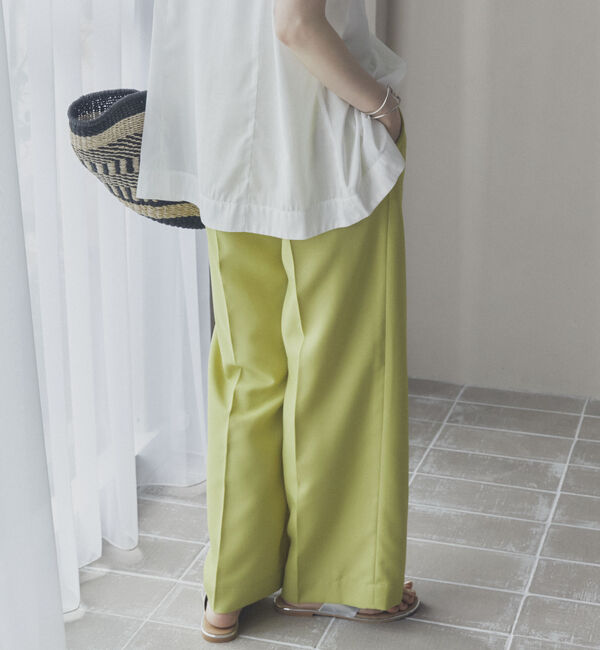 Doux archives「センタープレスイージーパンツ」|チノ|