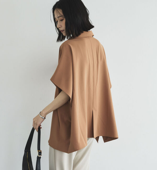 Doux archives「とろみジョーゼットドルマンシャツ」|シャツ・ブラウス|