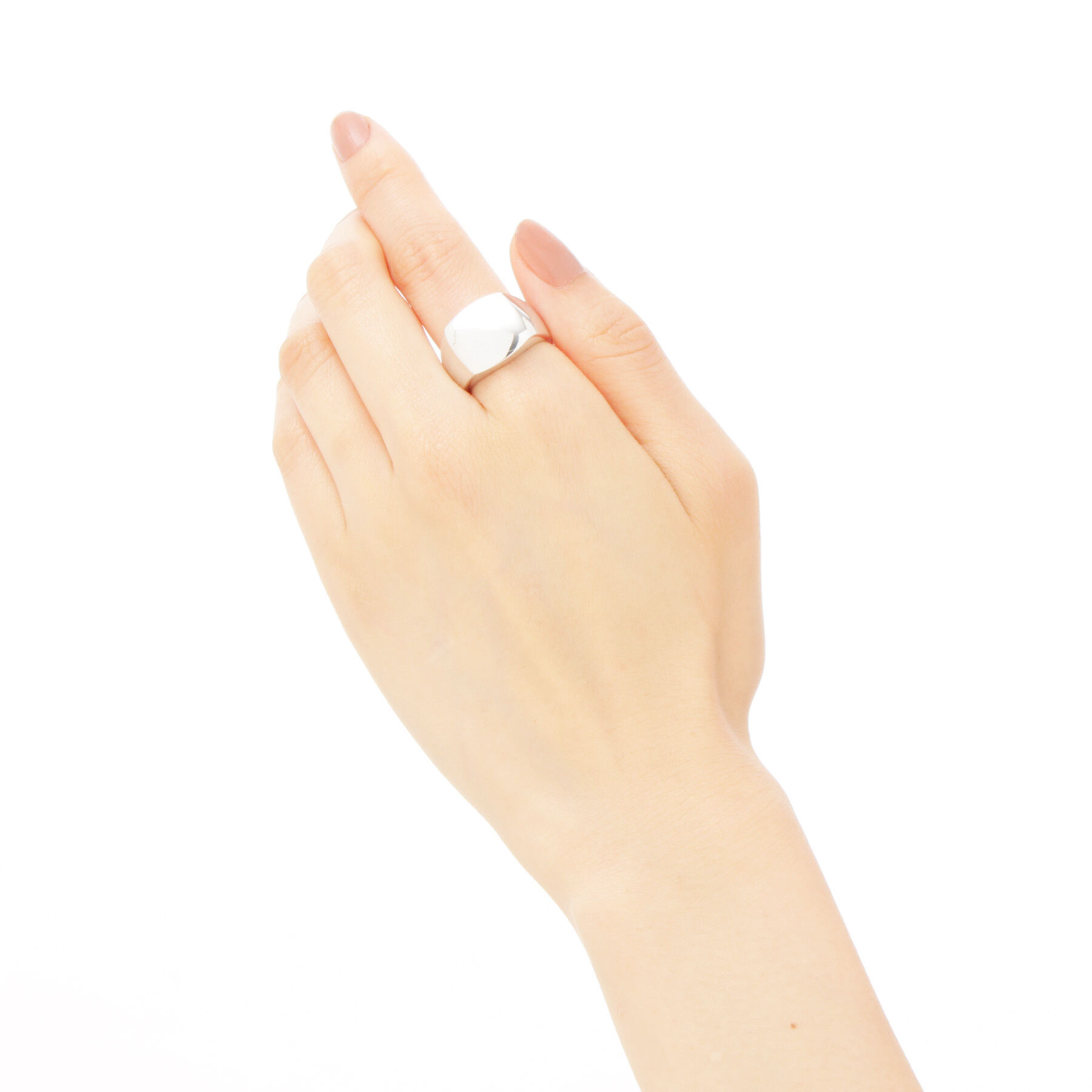 COCOSHNIK「シルバー シグネットリング スクエア」|リング|