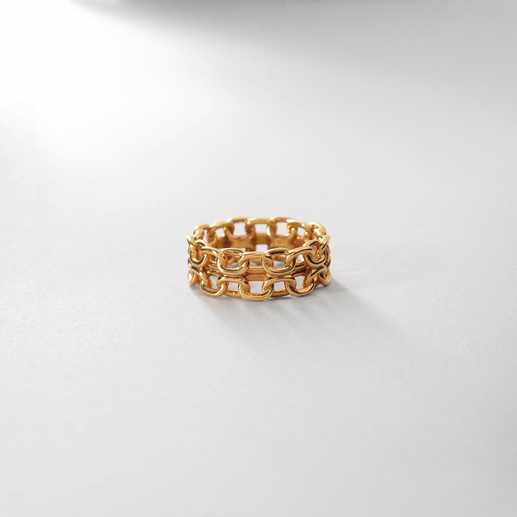 COCOSHNIK ONKITSCH「シルバー ビスマルクチェーンモチーフリング GP」|リング|