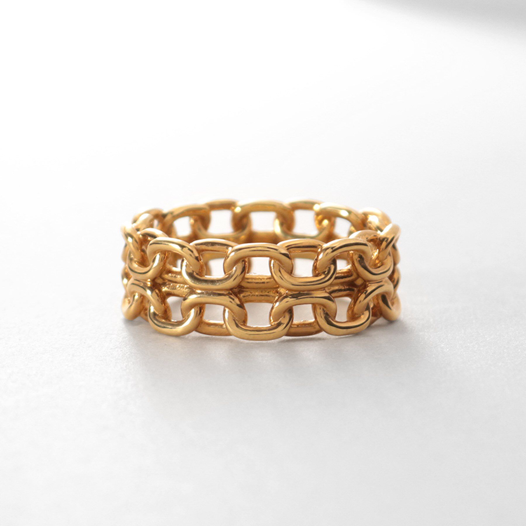 COCOSHNIK ONKITSCH「シルバー ビスマルクチェーンモチーフリング GP」|リング|