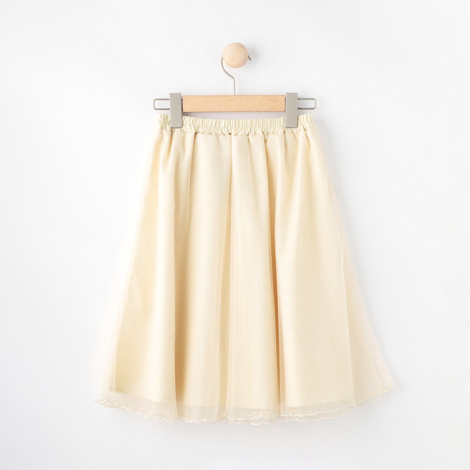 SHOO･LA･RUE「【100-140cm/プチセレ】ラメチュールスカート」|スカート|