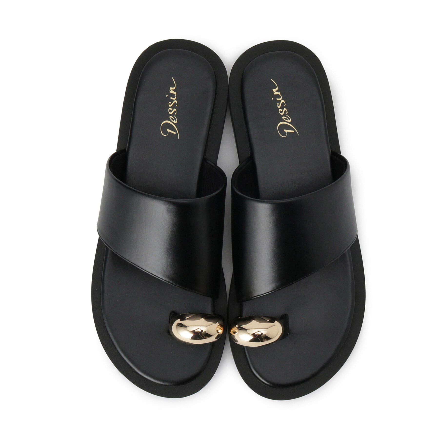 Dessin「メタルアクセントサムリングサンダル」|サンダル|