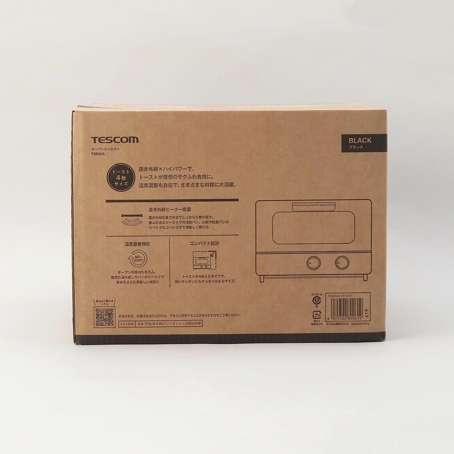 212 KITCHEN STORE「トースターTSB60A-K 4枚焼き」|食器・キッチングッズ|