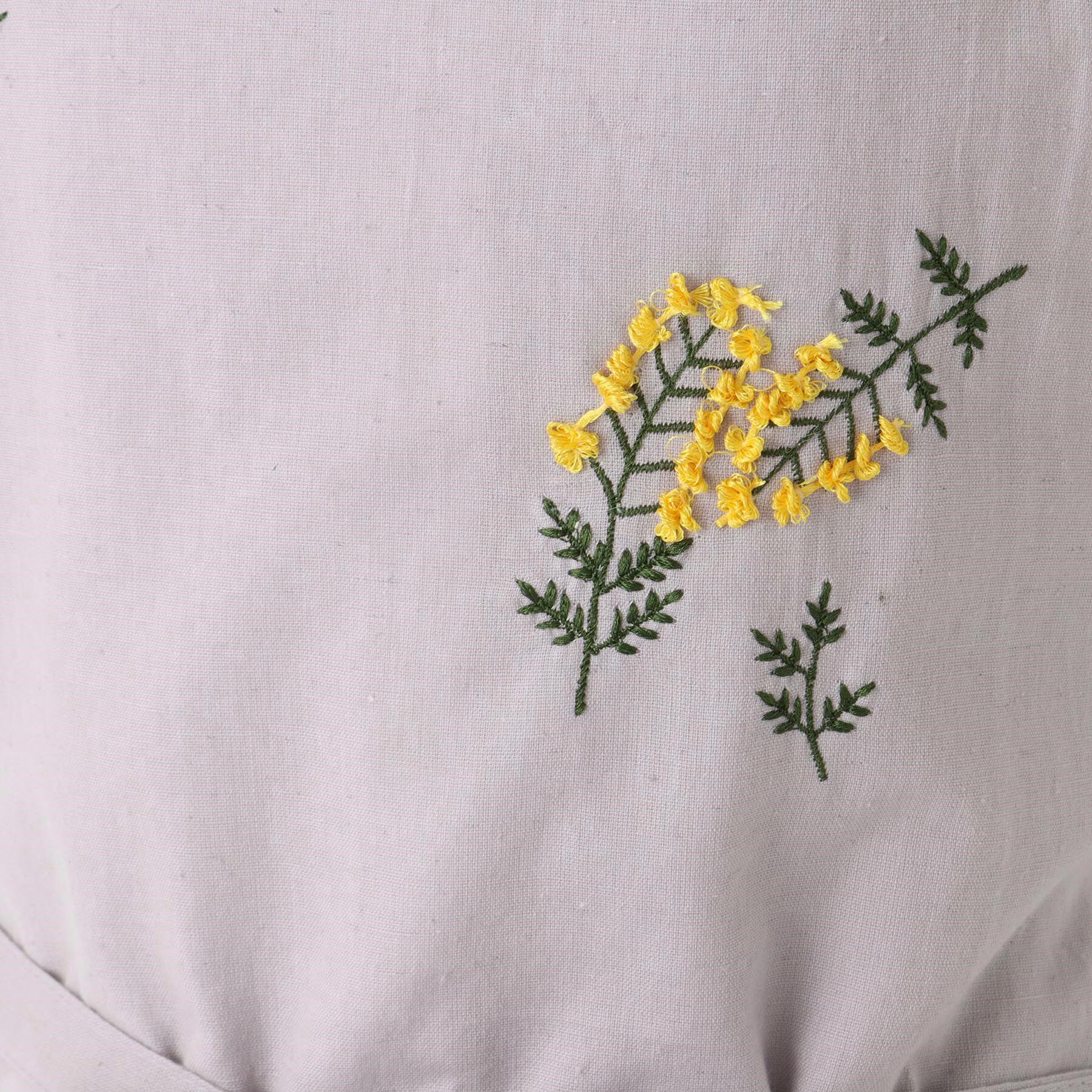 212 KITCHEN STORE「刺繍フラワー ミモザ フルエプロン LPU ＜212Kオリジナル ＞」|食器・キッチングッズ|