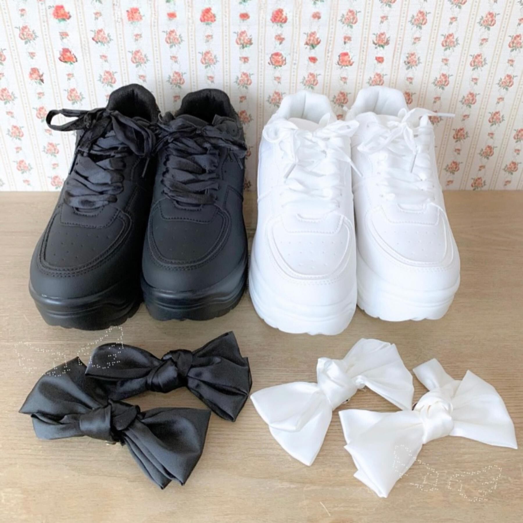 csT&P「厚底リボン取り外し可スニーカー」|スニーカー|