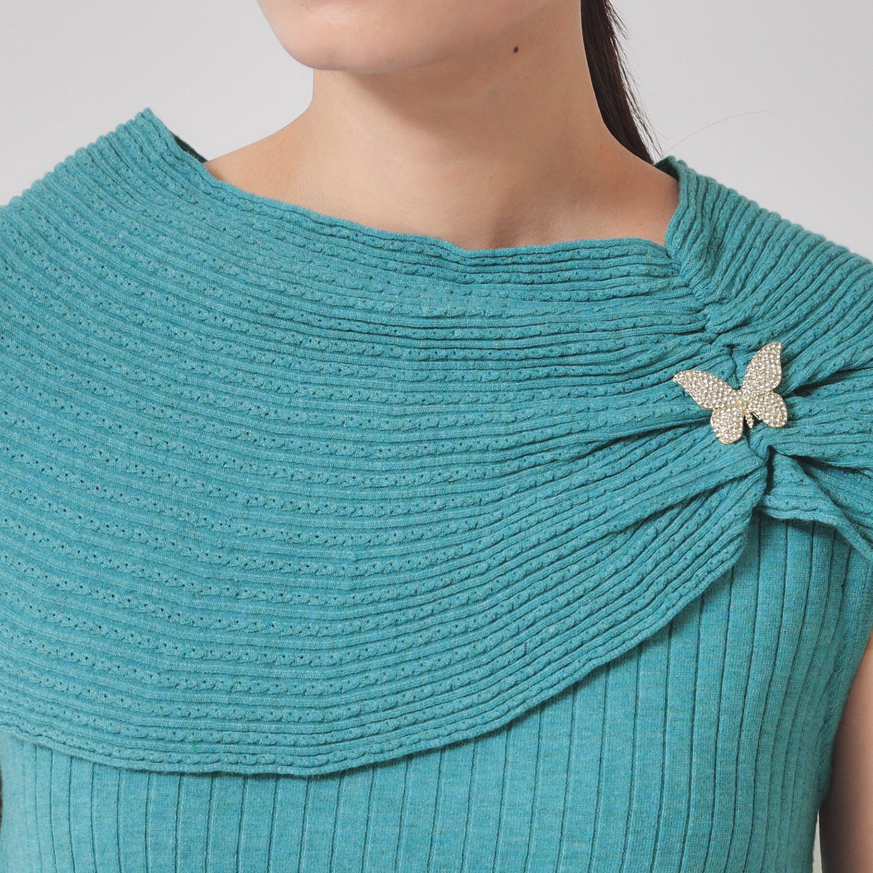 SunaUna「【2WAY】フレンチスリーブニット」|ニット・セーター|