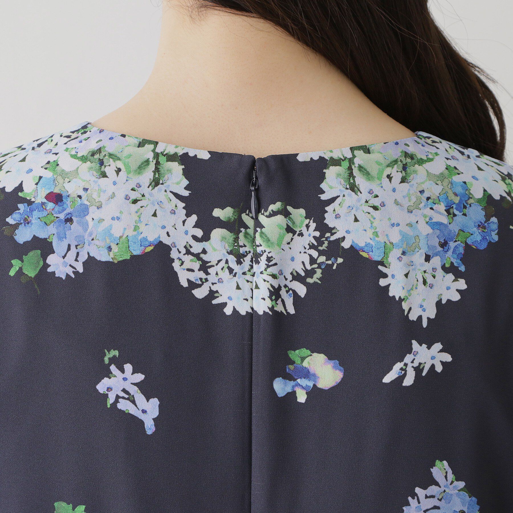 SunaUna「【co creation and yours／SS～L】多色花柄プリント五分袖ワンピース」|ワンピース|