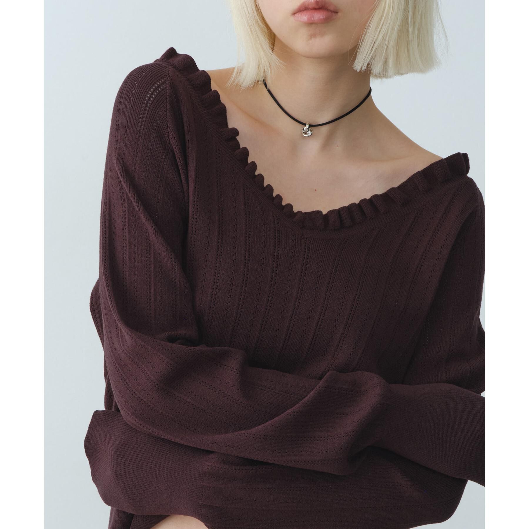 CODE A「Otiumberg．｜Cord Knot Necklace」|ネックレス|