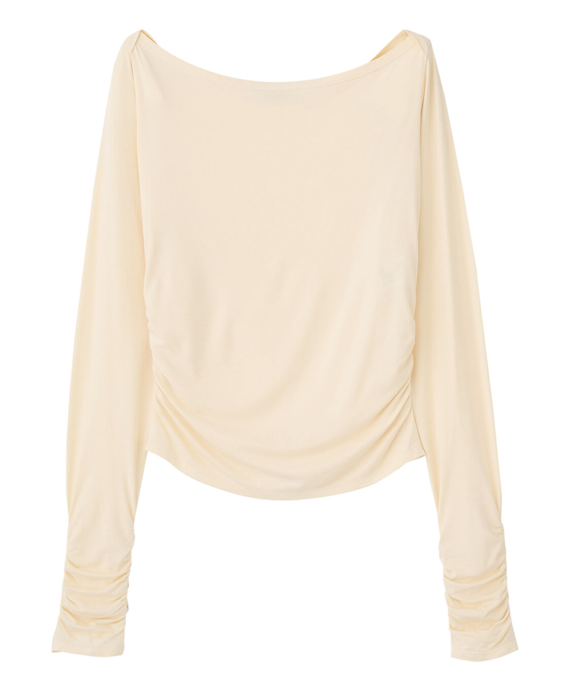 COCO DEAL「ボートネックカットソートップス」|Tシャツ・カットソー|アイボリー