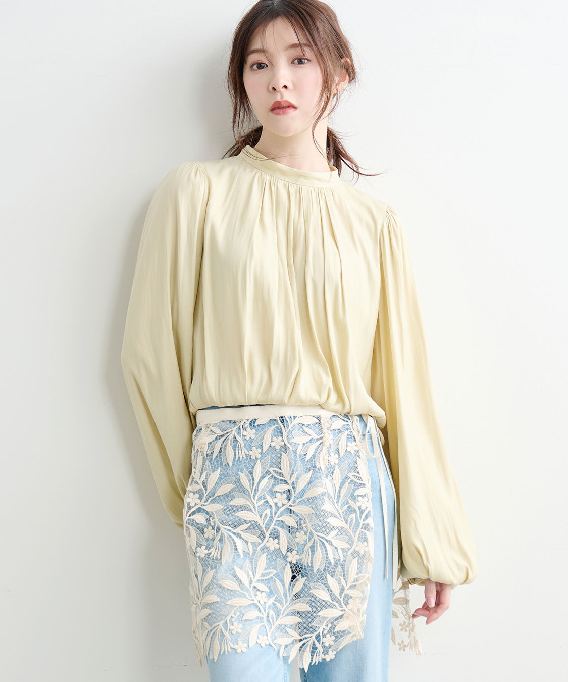 COCO DEAL「レースラップエプロン」|スカート|