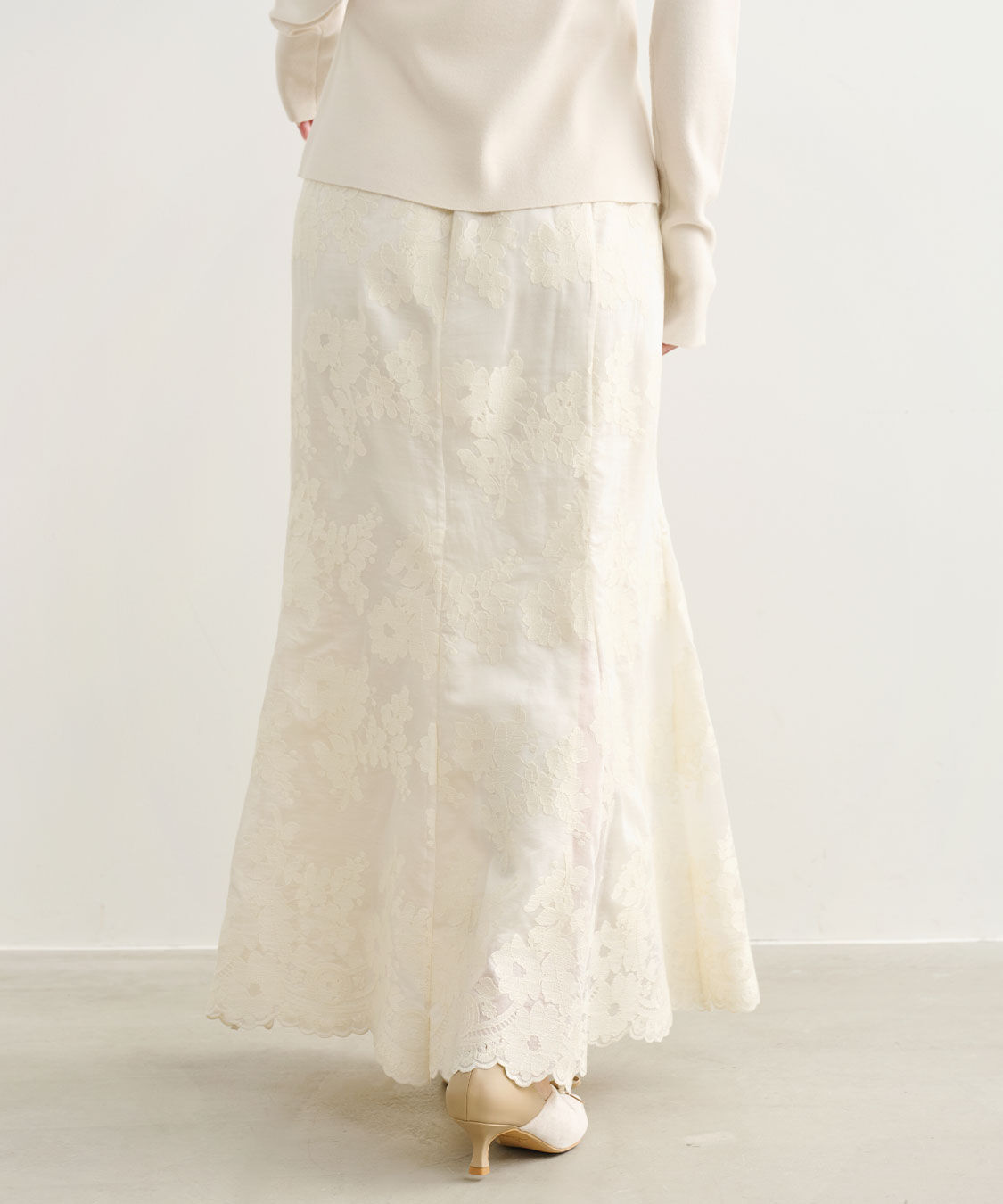 COCO DEAL「フラワー刺繍マーメイドスカート」|スカート|
