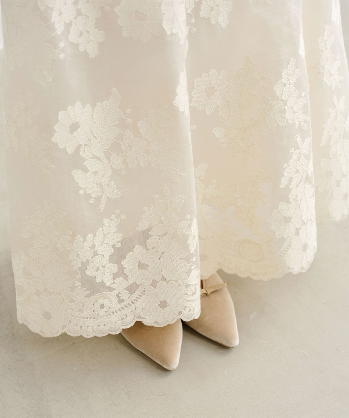 COCO DEAL「フラワー刺繍マーメイドスカート」|スカート|