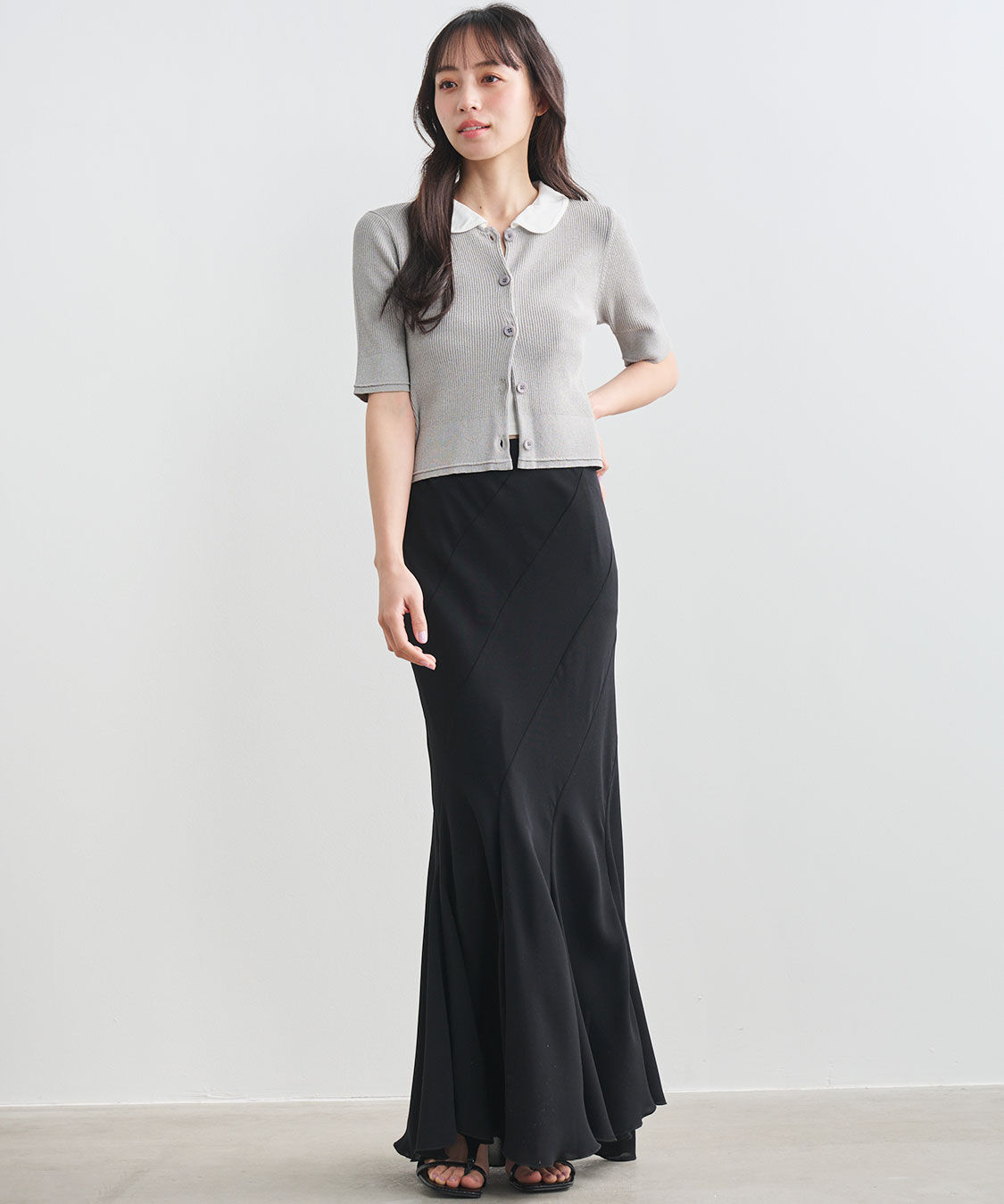 COCO DEAL「フラットカラーニット」|ニット・セーター|