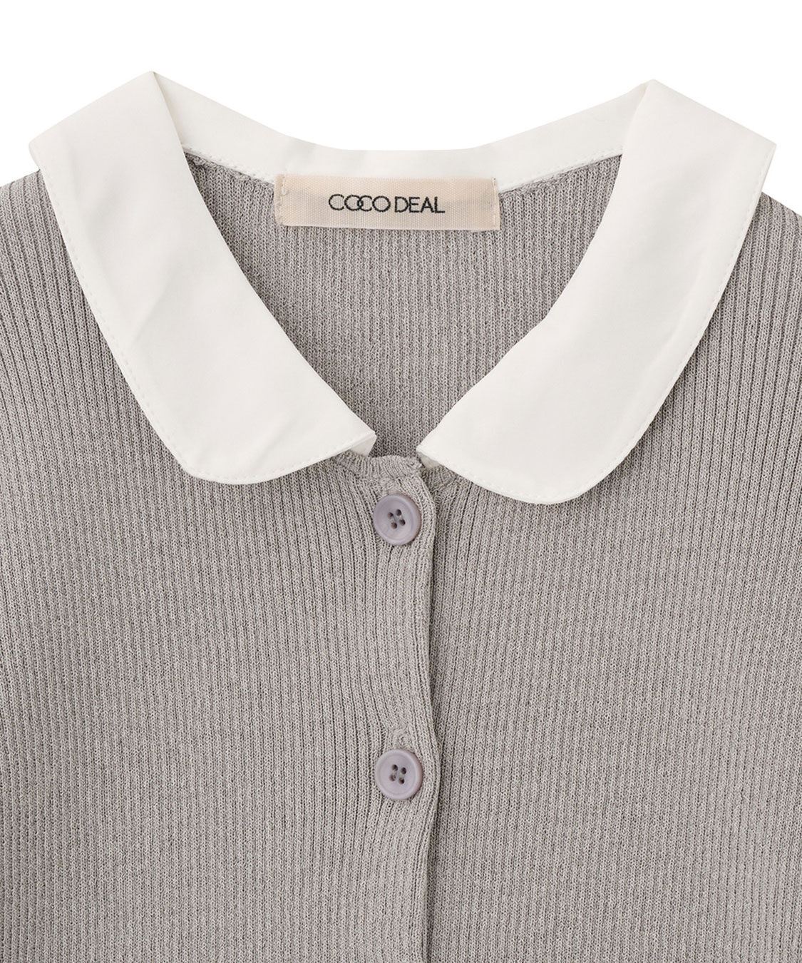 COCO DEAL「フラットカラーニット」|ニット・セーター|