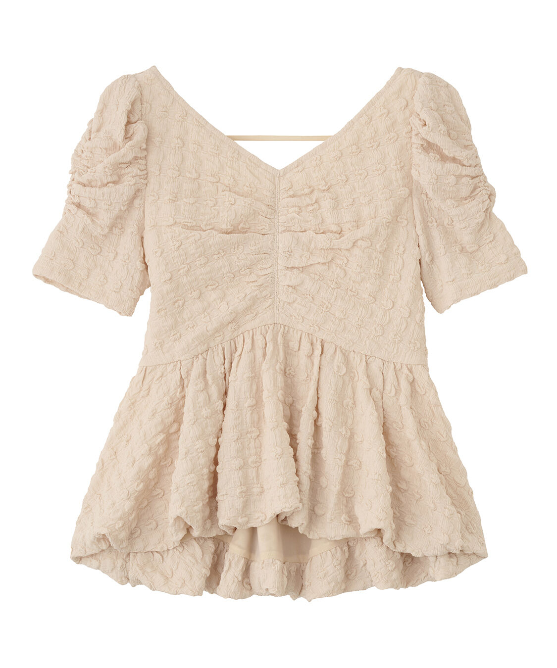 COCO DEAL「バルーンペプラムカットソートップス」|Tシャツ・カットソー|