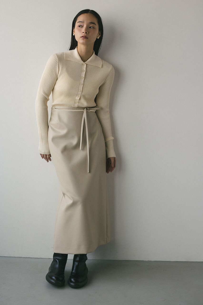 STYLEMIXER「スランティングストリングスカート」|スカート|