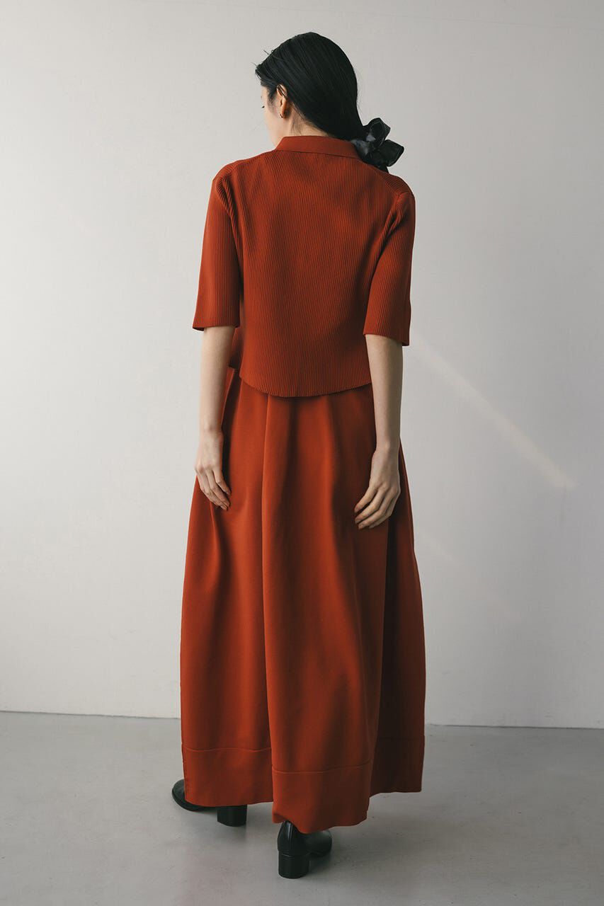 STYLEMIXER「2ピースハーフスリーブポロニットワンピース」|ワンピース|