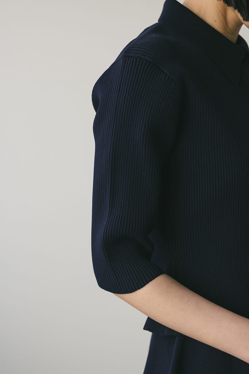 STYLEMIXER「2ピースハーフスリーブポロニットワンピース」|ワンピース|