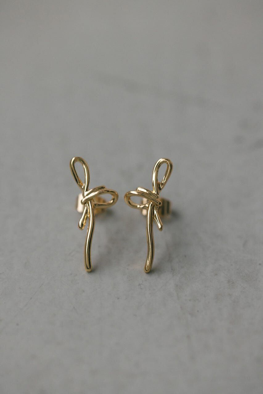 STYLEMIXER「リボンピアス」|ピアス|GLD