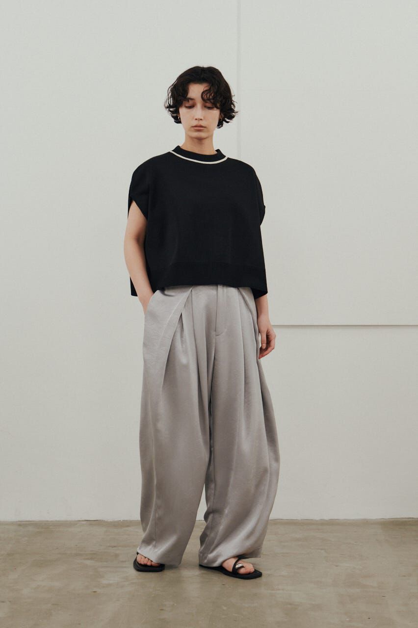 STYLEMIXER「パイピングニットトップ」|ニット・セーター|