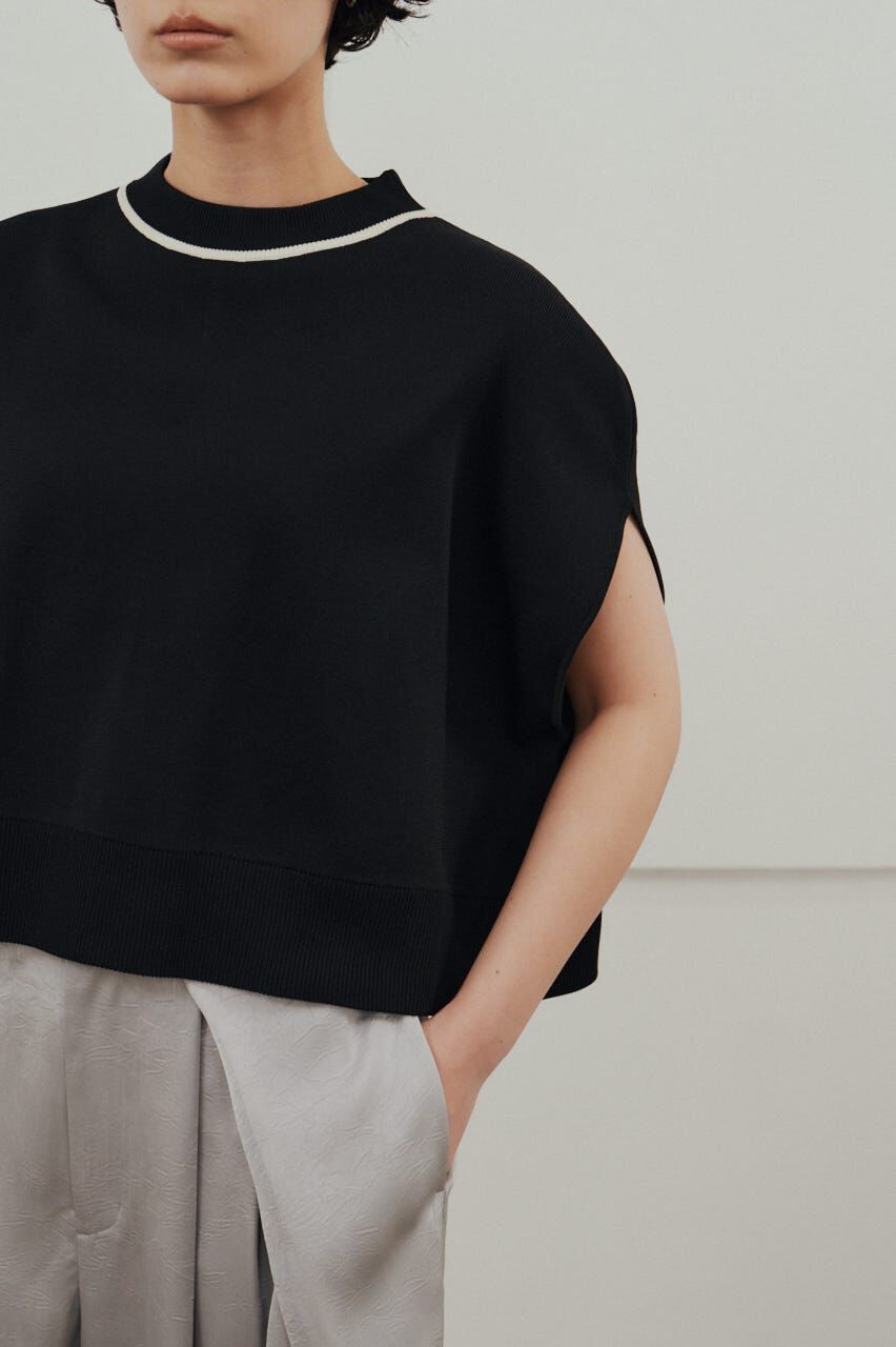 STYLEMIXER「パイピングニットトップ」|ニット・セーター|