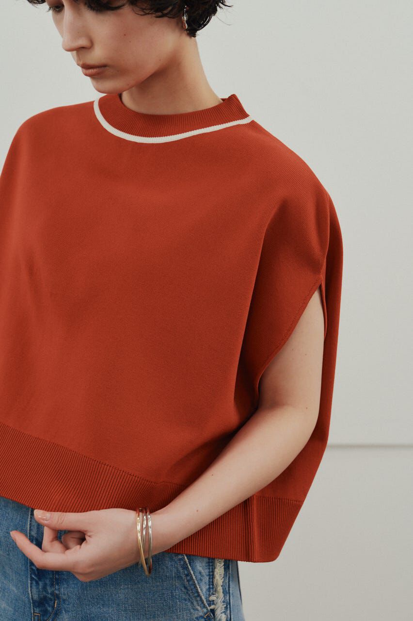 STYLEMIXER「パイピングニットトップ」|ニット・セーター|