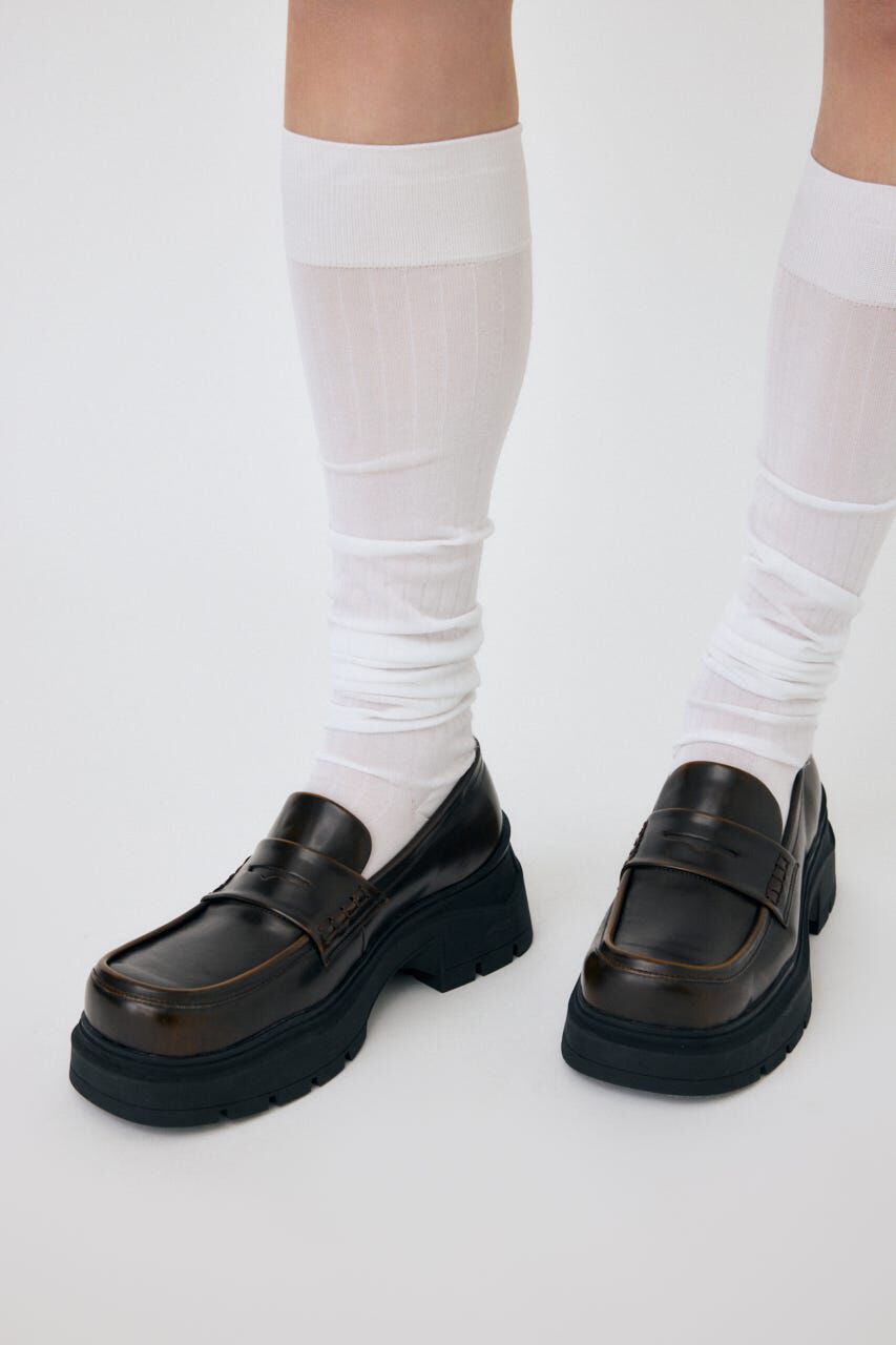 MOUSSY「PLATFORM ローファー」|ローファー|