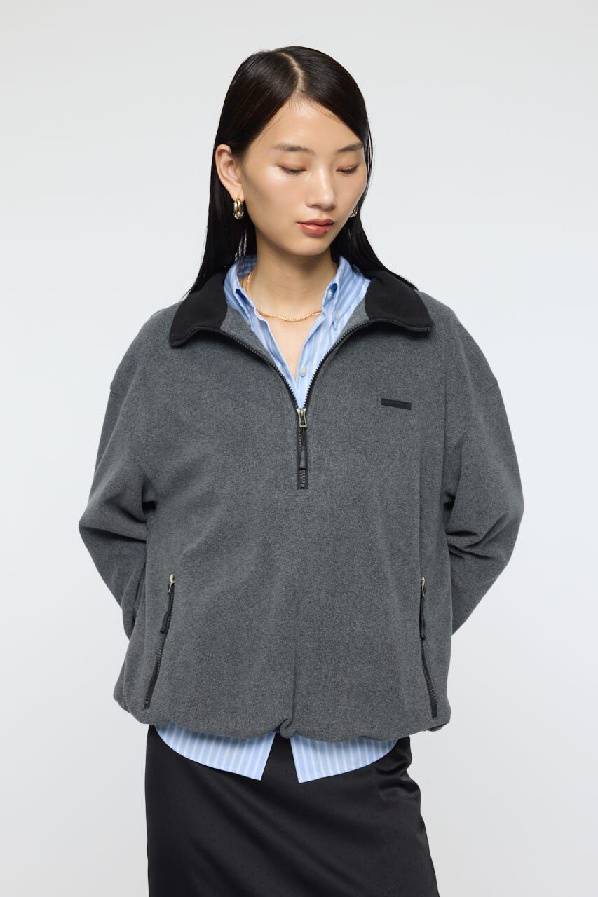 MOUSSY「FLEECE ZIP プルオーバー」|シャツ・ブラウス|