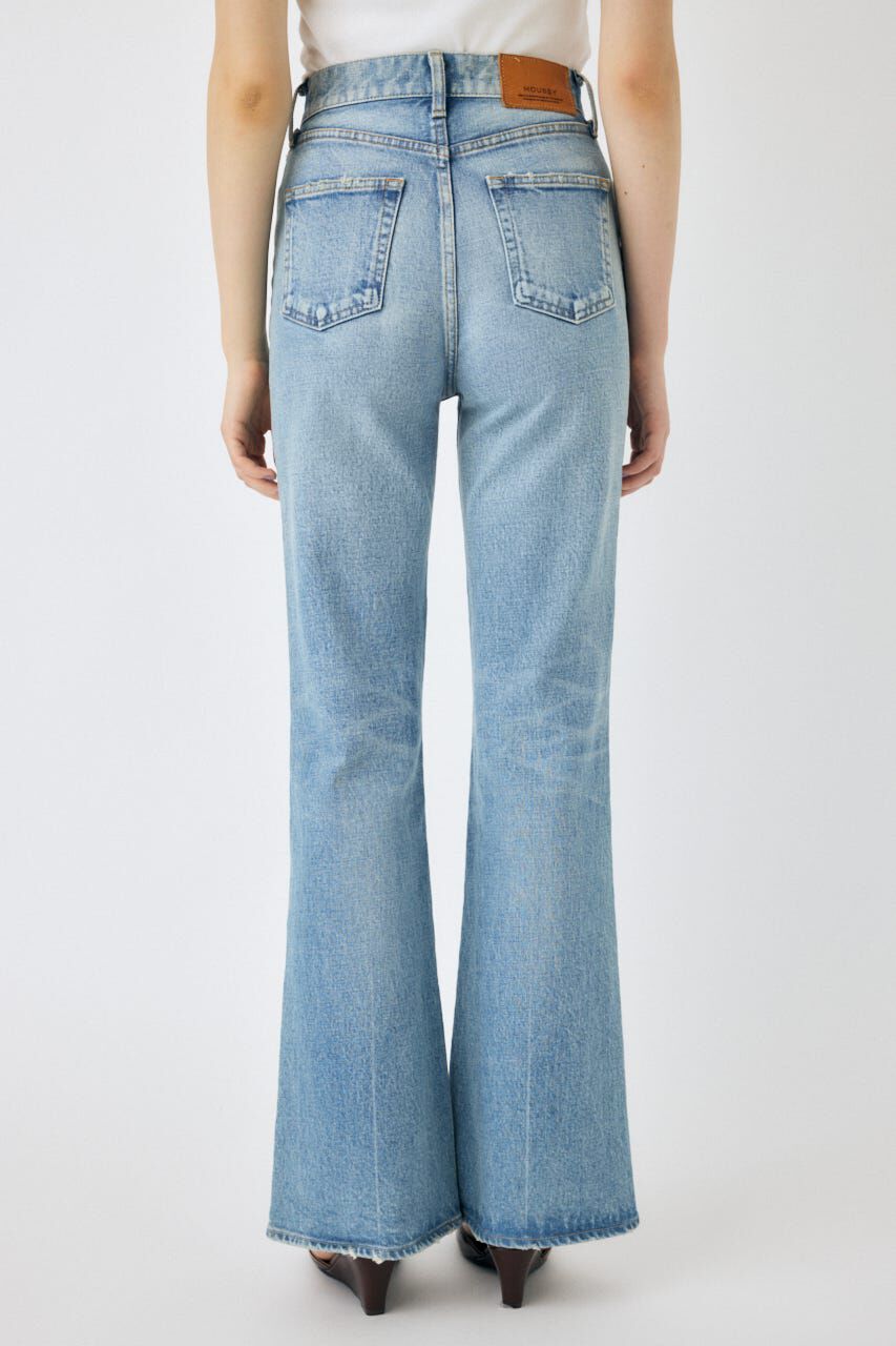 MOUSSY「MVS L/BLU FLARE(L)」|デニム|