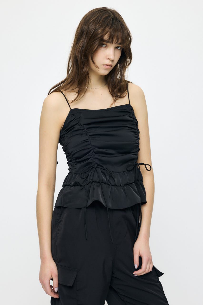 MOUSSY「SATIN GATHER キャミ」|キャミソール|